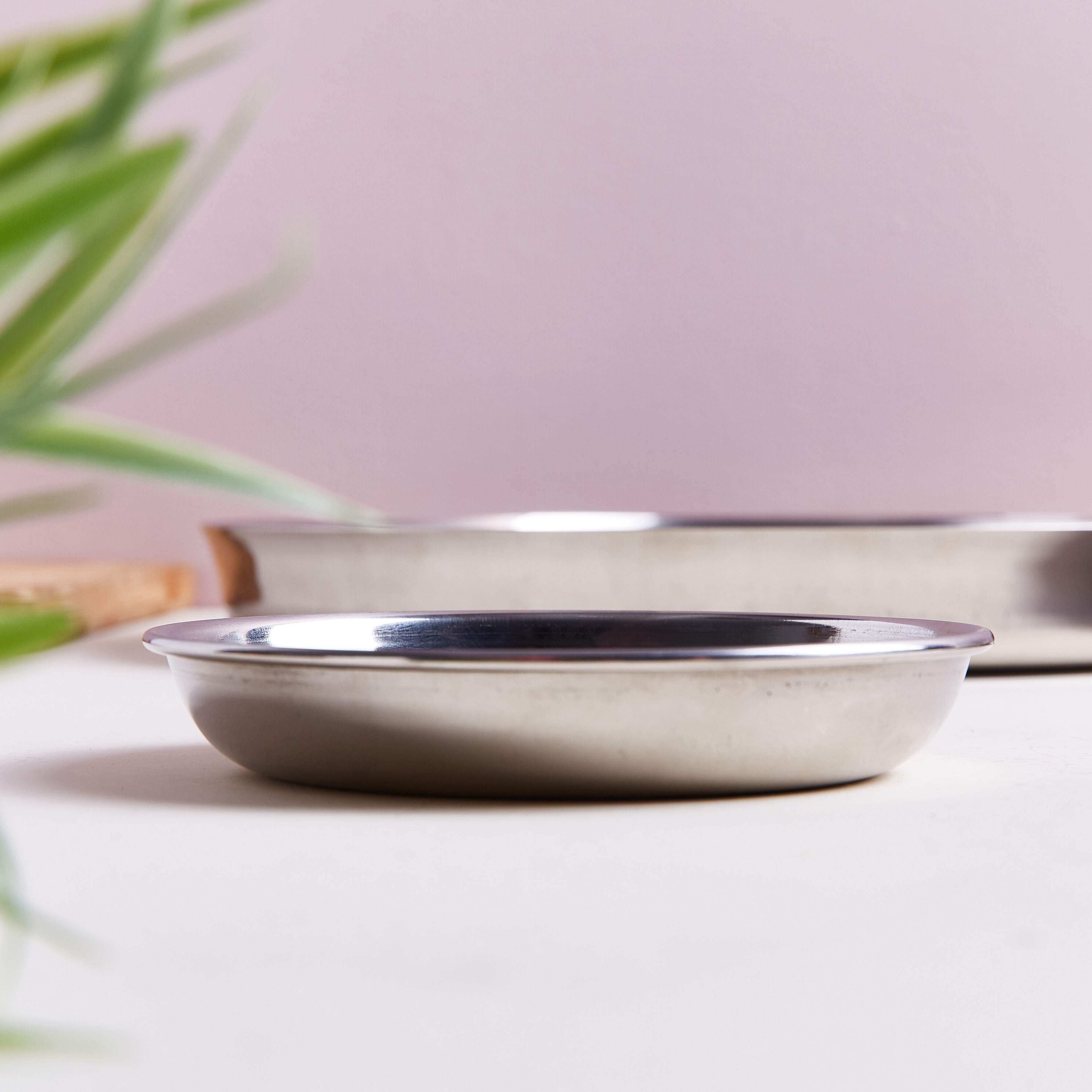 صحن ستانلس ستيل من فيونا - 15 سم-hbxdecorandfurnishings-tabletop-crockery-image-2