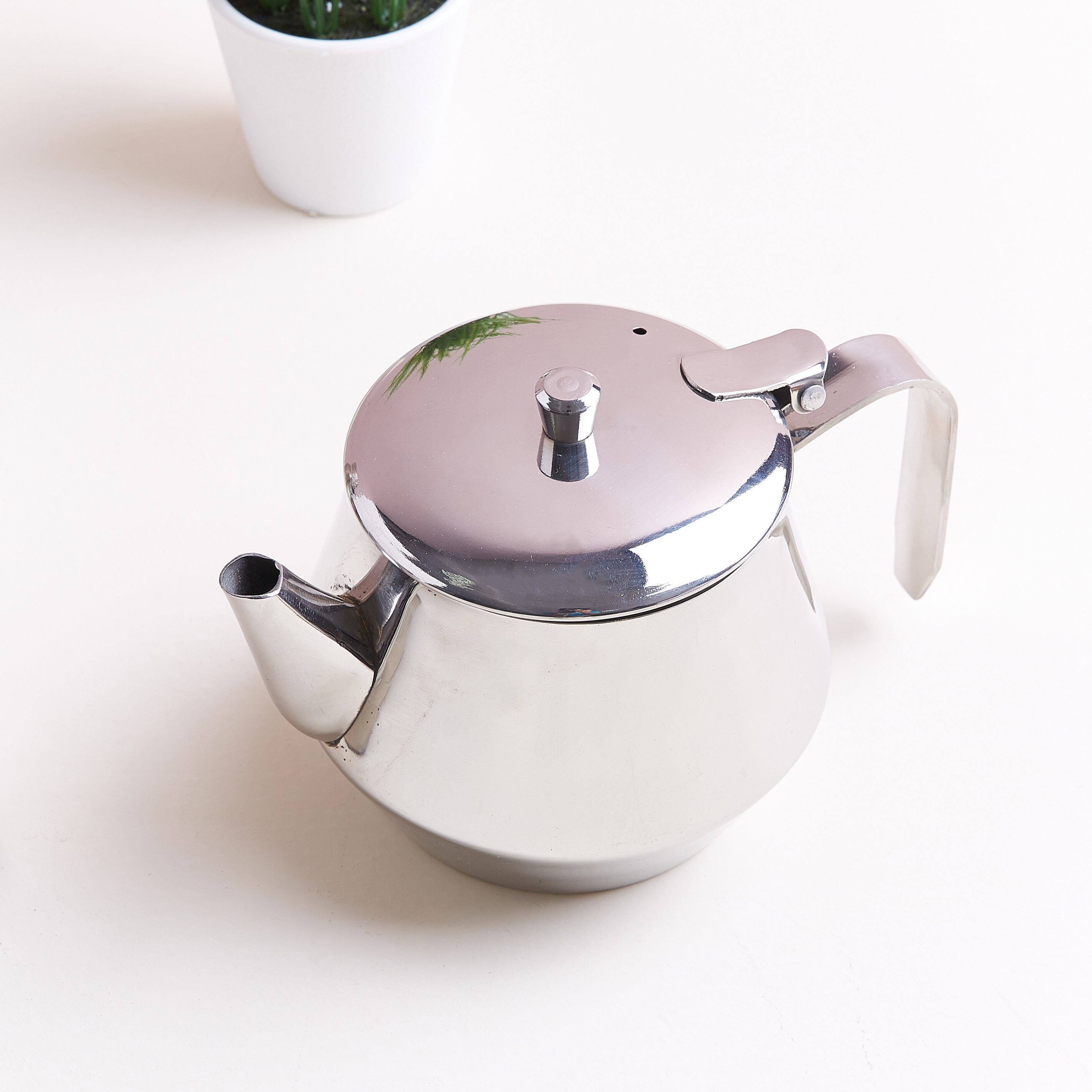 إبريق شاي ستانلس ستيل - 945 مل-hbxhomeware-diningandtabletop-coffeeandteasets-image-1