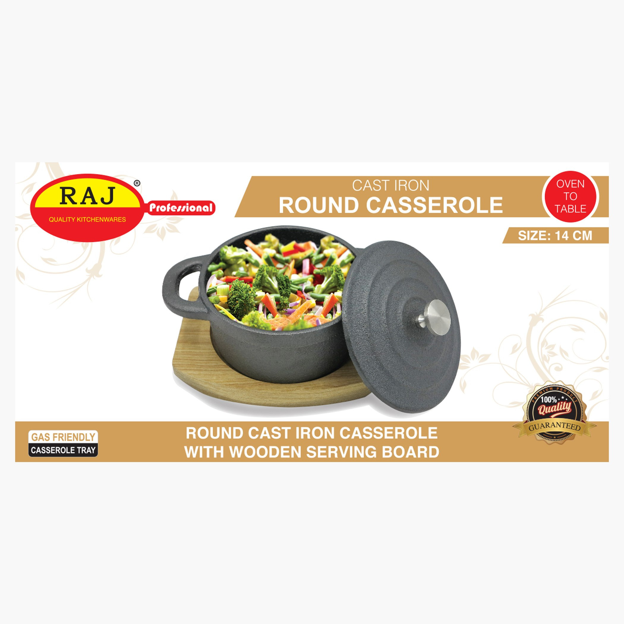 كسرولة حديديّة مستديرة مع صينيّة خشبيّة-hbxkitchen-kitchenware-foodpreparation-image-4