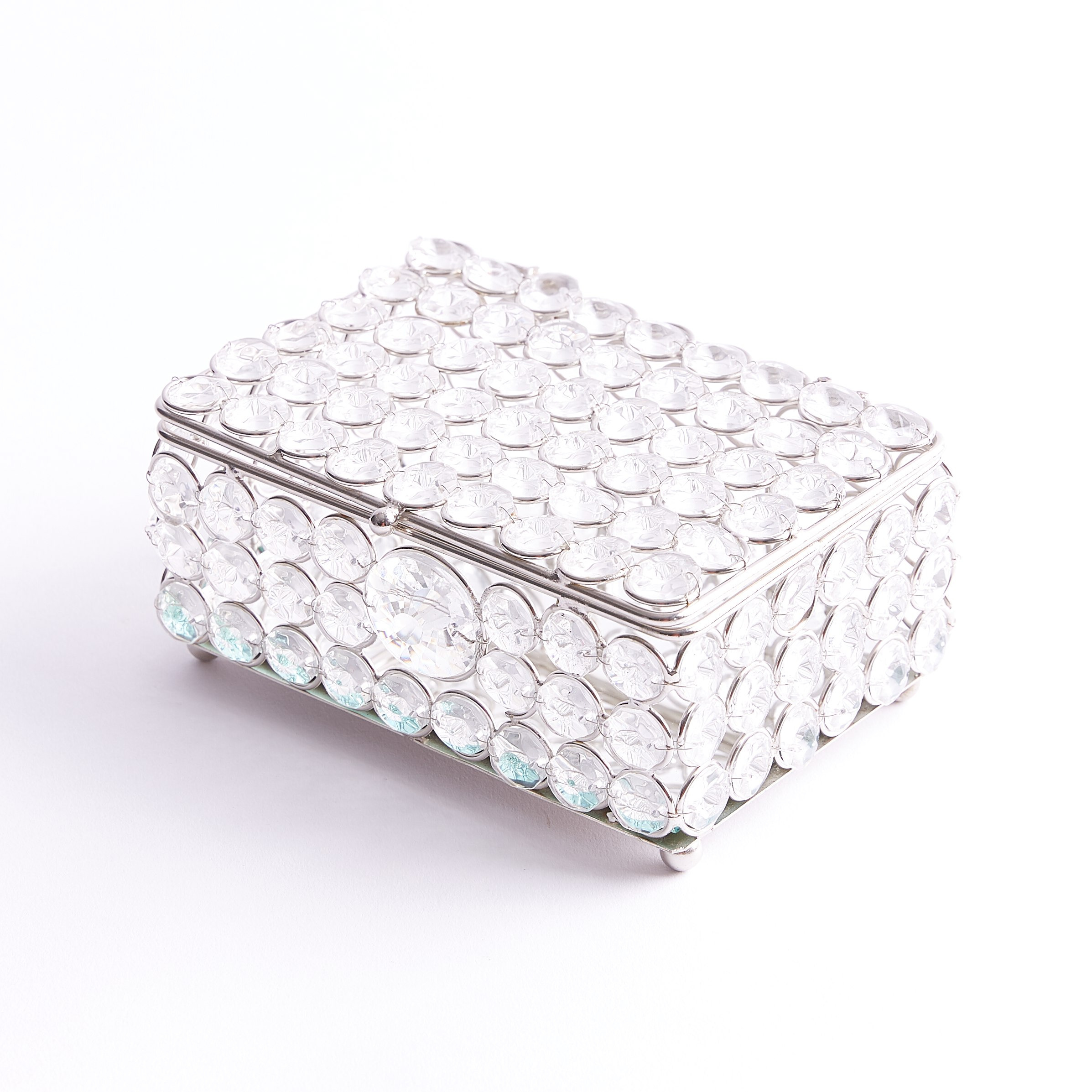 Krystal Glass Crystal Embellished Box - 15x10x7 cm-hbxhomeware-homedecor-figurinesandornaments-image-4
