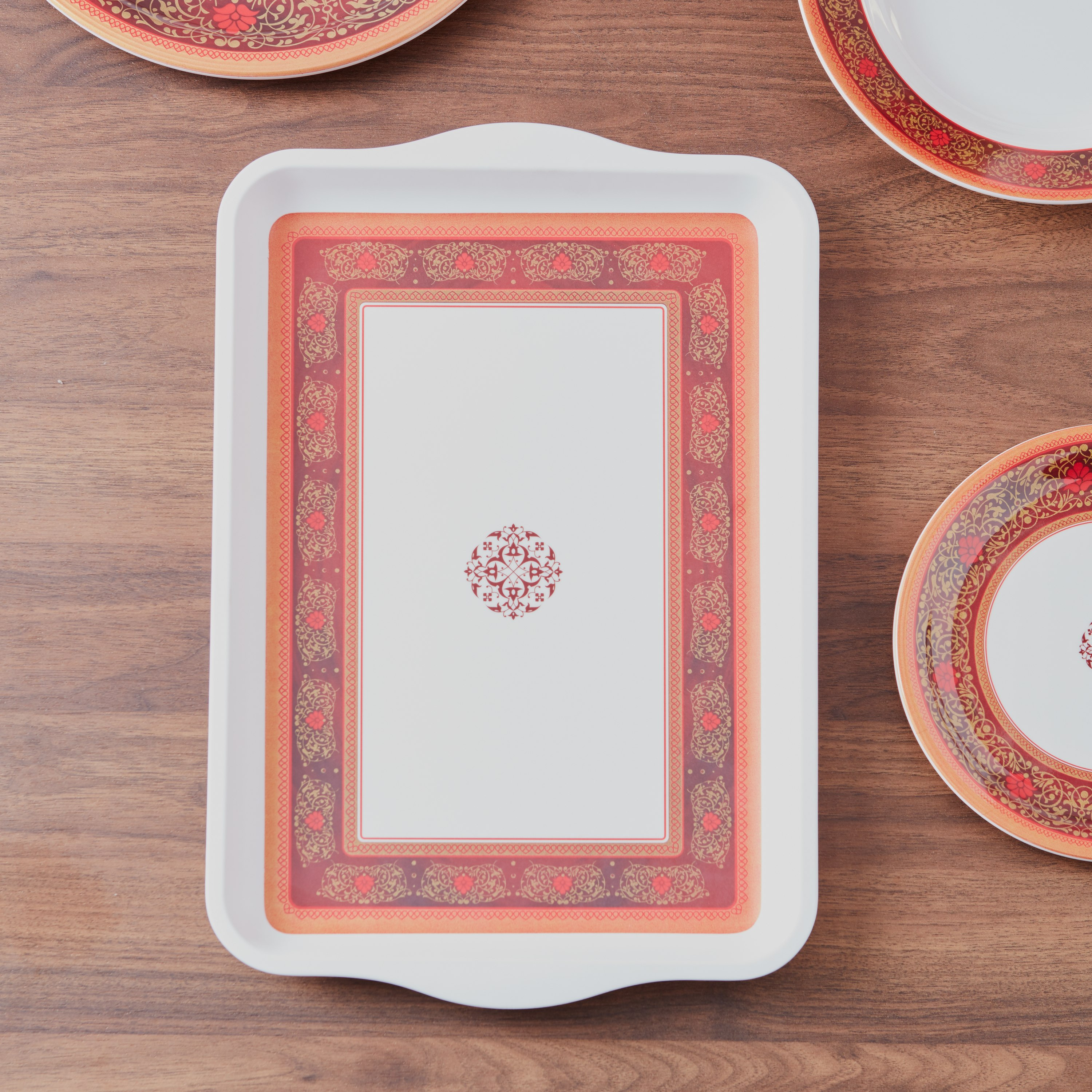 صينية تقديم رويال جولد - 38x20 سم -hbxdecorandfurnishings-tabletop-serveware-image-1