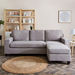 Lowa Left Right Fabric Corner Sofa with Ottoman-Sofas-thumbnailMobile-1