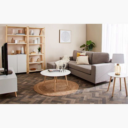 Lowa Left Right Fabric Corner Sofa with Ottoman-Sofas-image-5