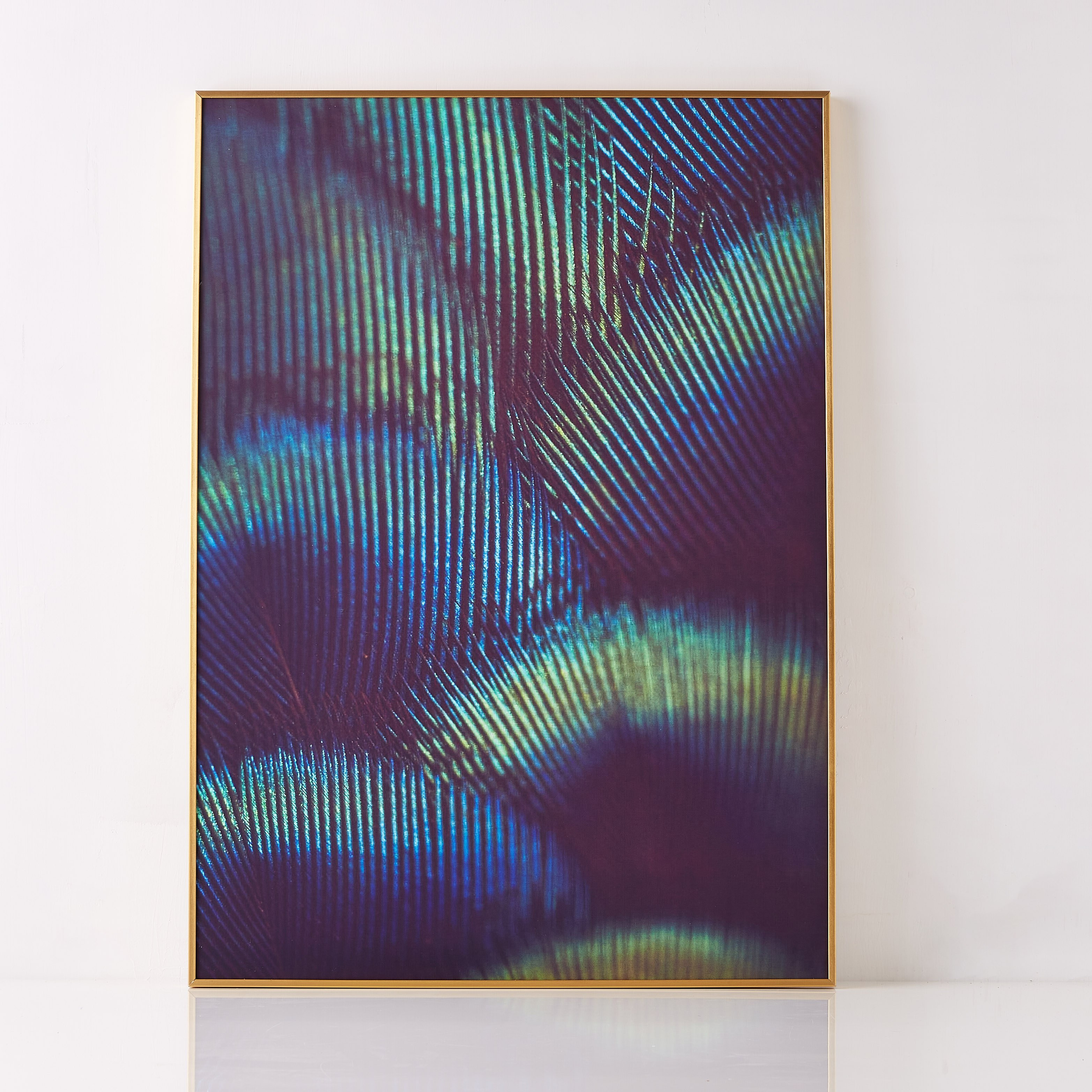 Peacock Feather Framed Printed Canvas-hbxhomeware-hbxdecorandfurnishings-image-5