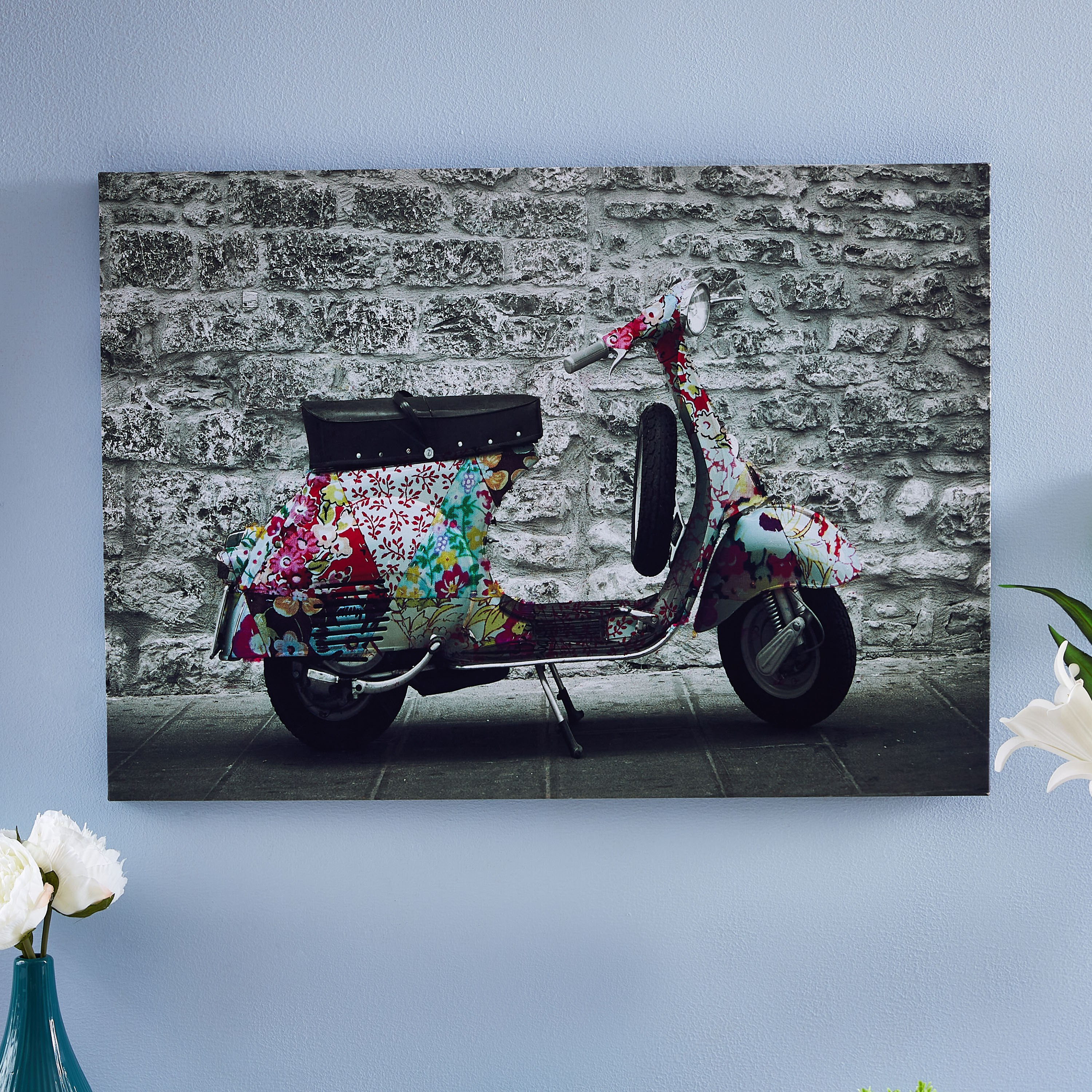 Scooter Framed Printed Canvas-PROMO_HB_AE_B1G1_250925-image-1