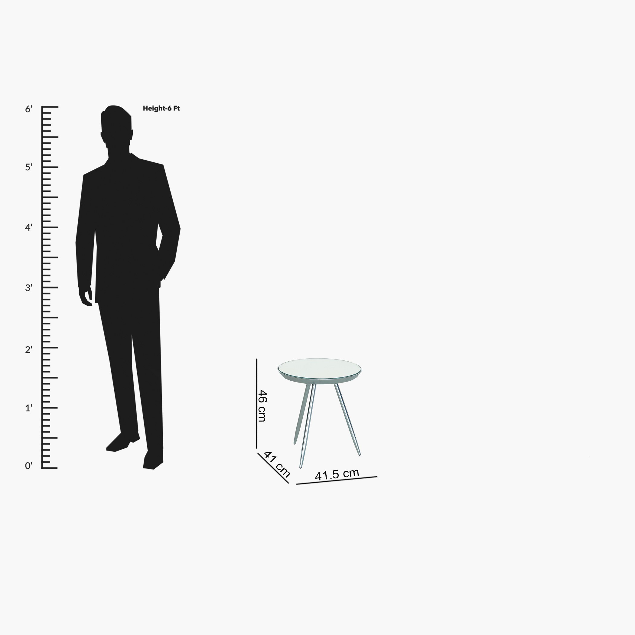 طاولة جانبية مستديرة بتشطيب مرآة من نيوتن-hbxfurniture-livingroom-endtables-image-6