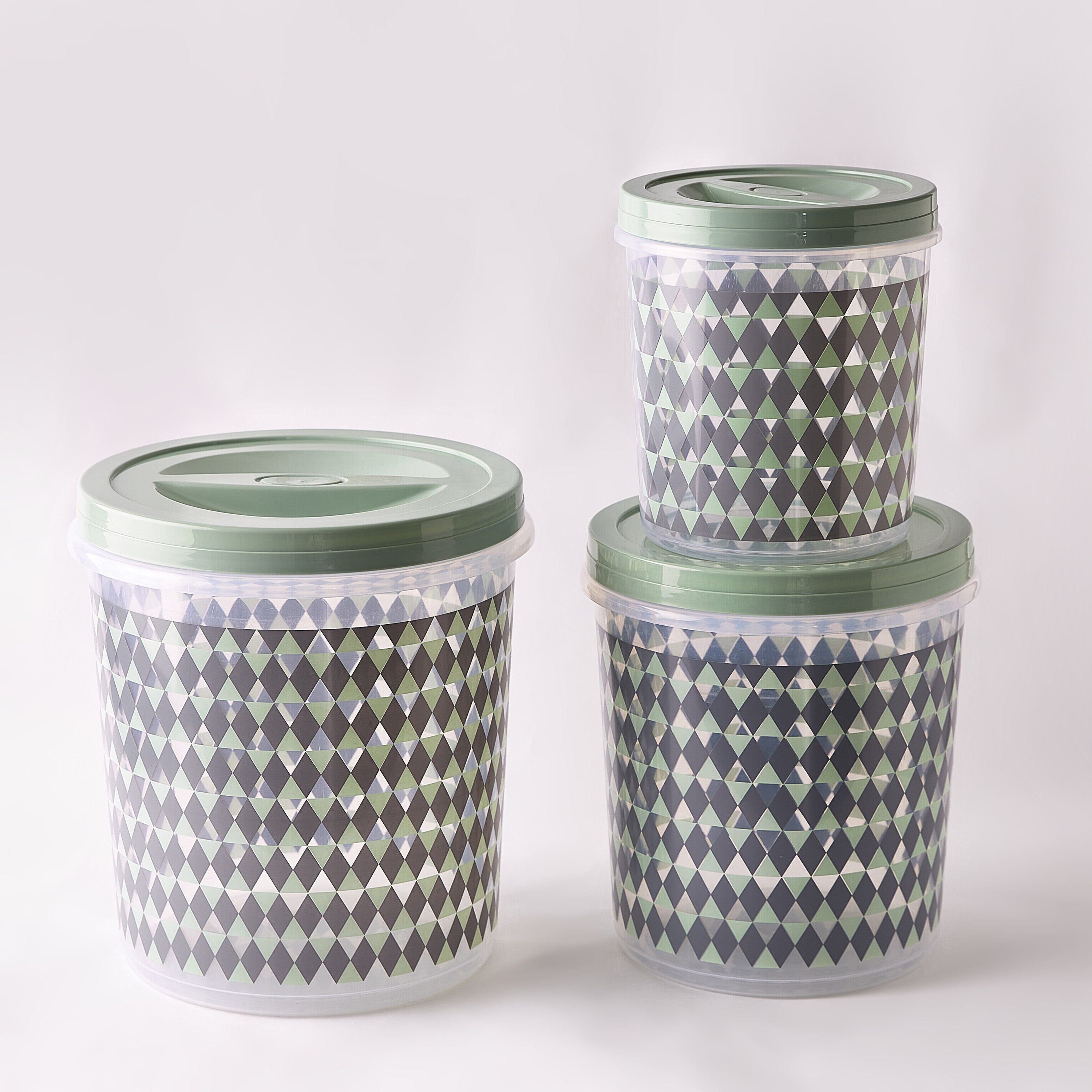 حاوية أسطوانية بطبعات هندسية من سبكترا - طقم من 3 قطع-hbxhomeware-hbxkitchen-image-4