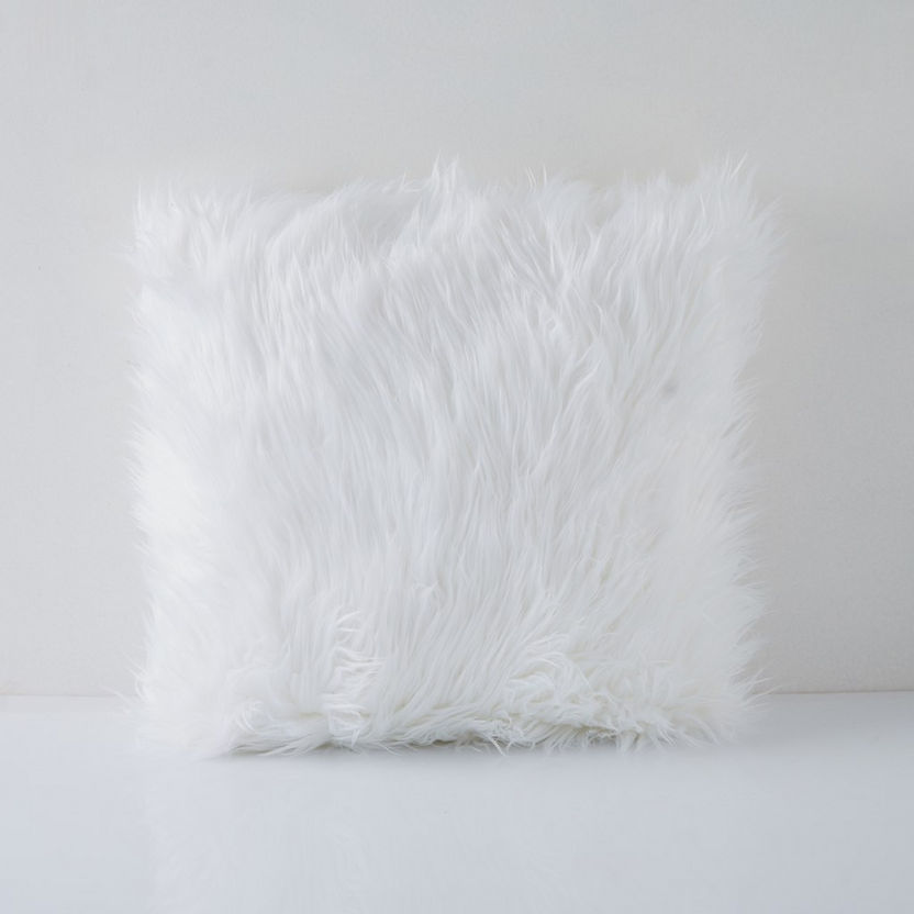 Faux Sheep Skin Cushion - 45x45 cm-Filled Cushions-image-3