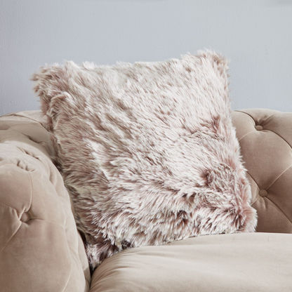 Faux Sheep Skin Cushion - 45x45 cm-Filled Cushions-image-0