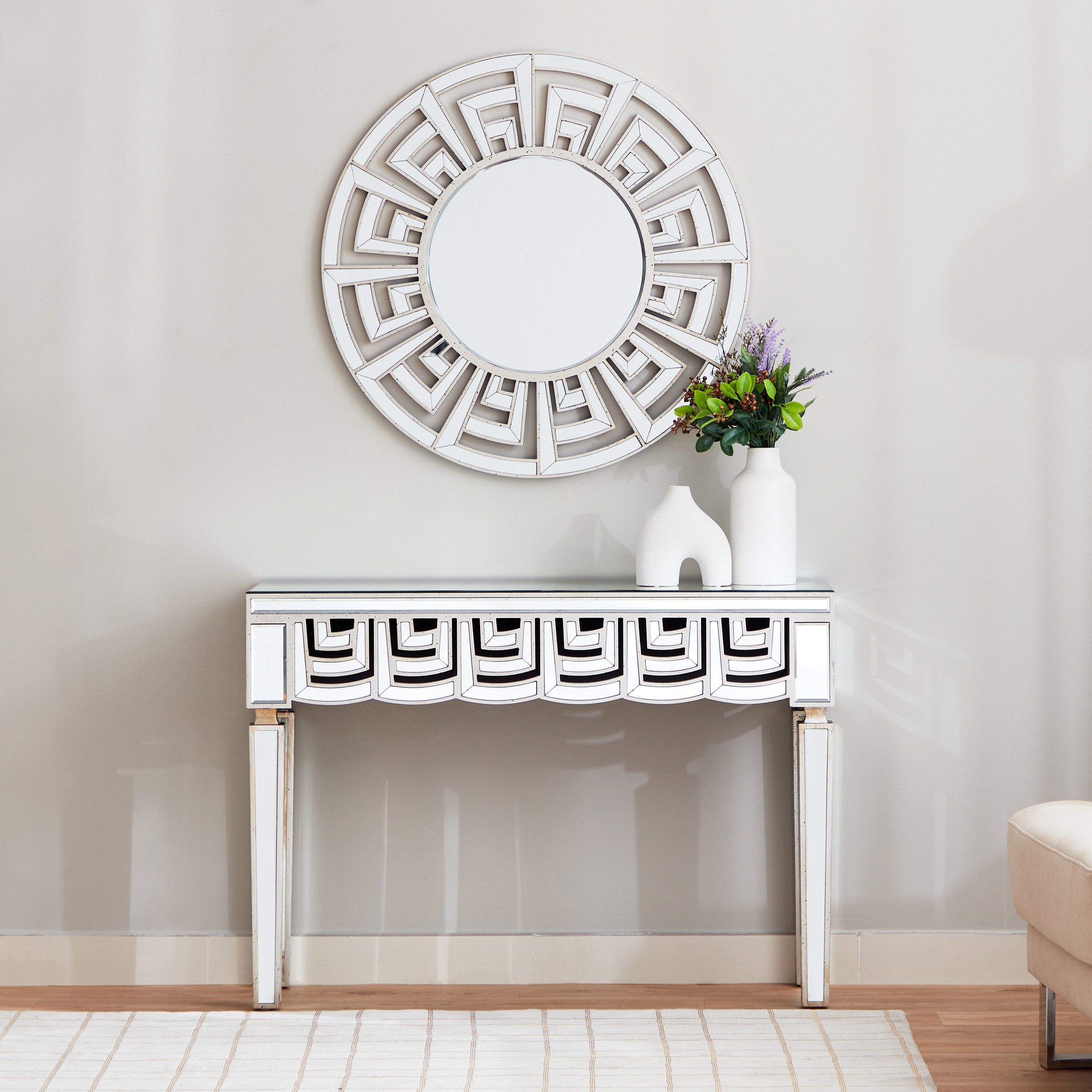 Hillary Console with Mirror Set-hbxfurniture-tablesandstands-consoletables-image-2