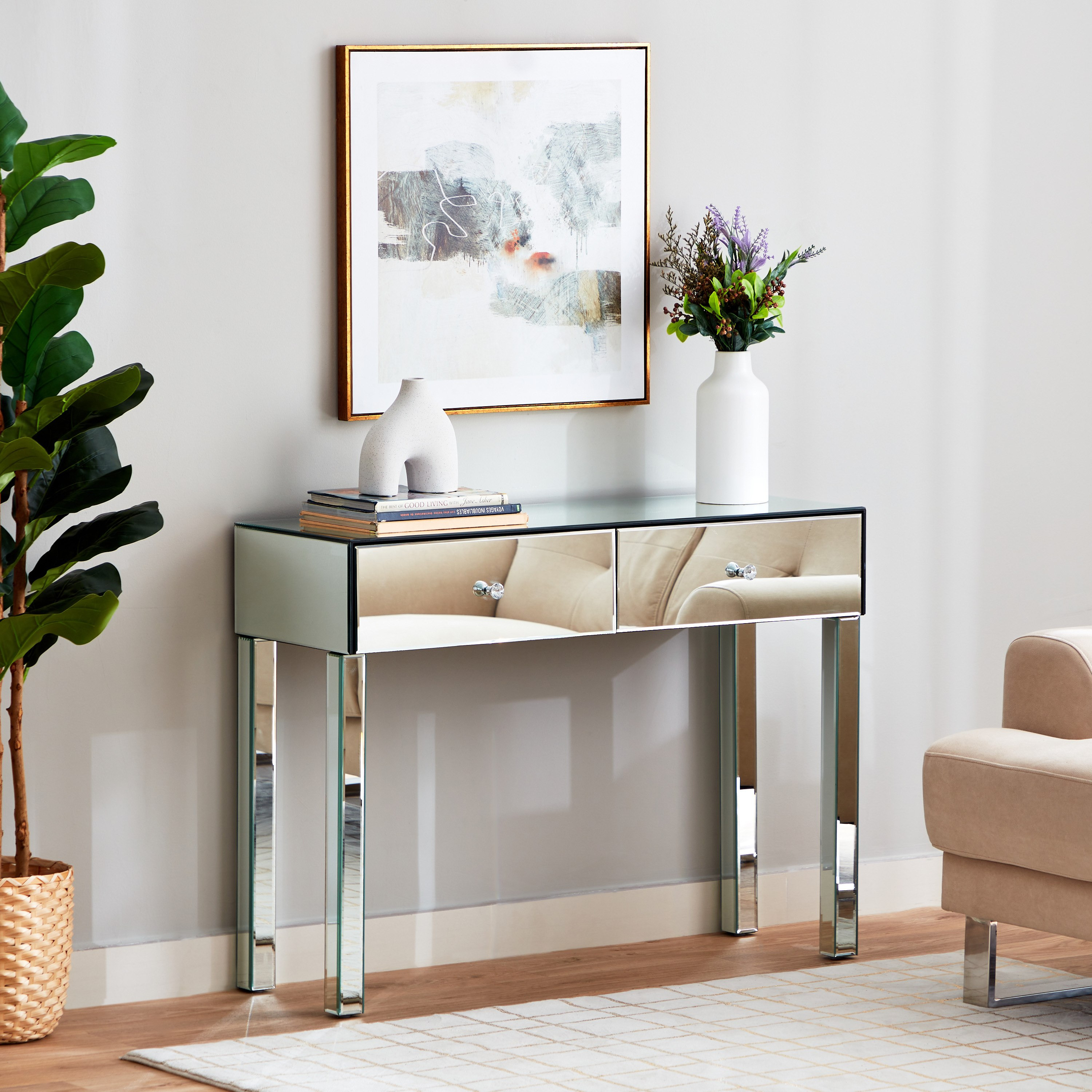 Taylor 2-Drawer Glass Console Table-hbxfurniture-tablesandstands-consoletables-image-7