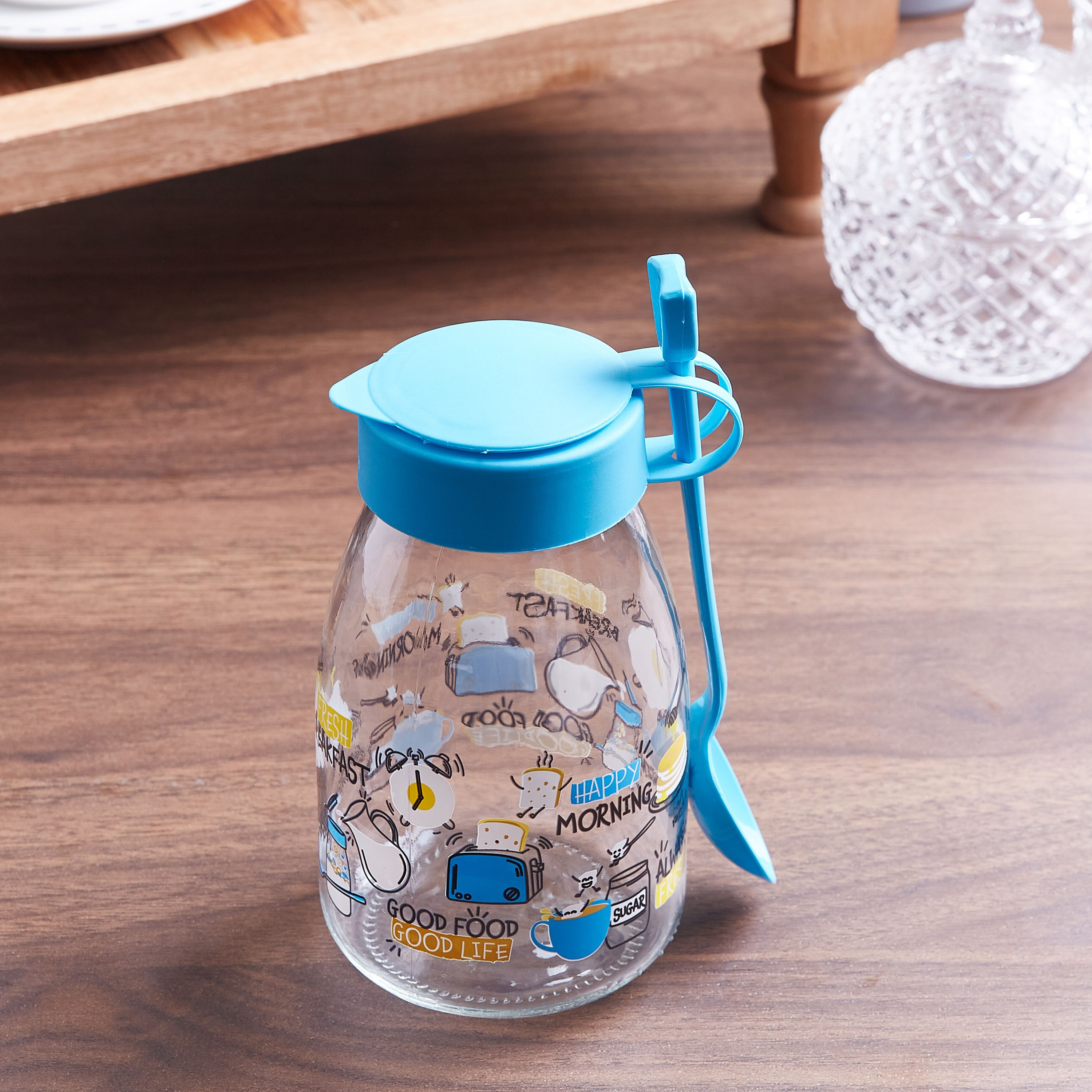 قارورة زبادي مع ملعقة من نوفا - 370 مل-hbxhomeware-hbxkitchen-image-1