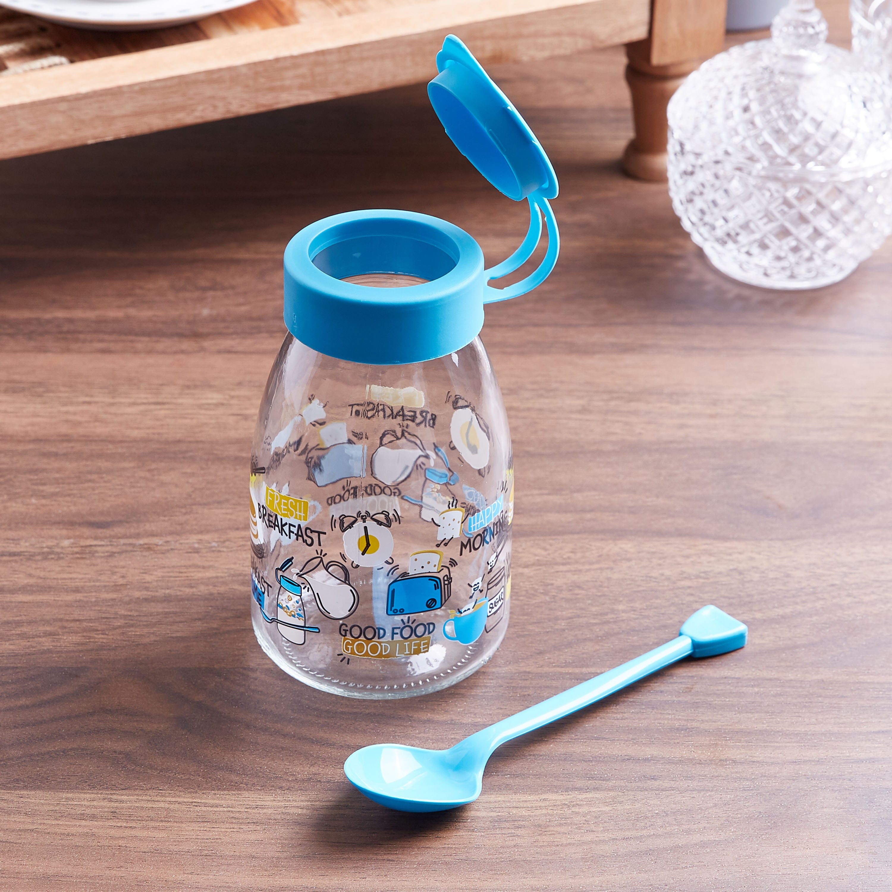 قارورة زبادي مع ملعقة من نوفا - 370 مل-hbxhomeware-hbxkitchen-image-2