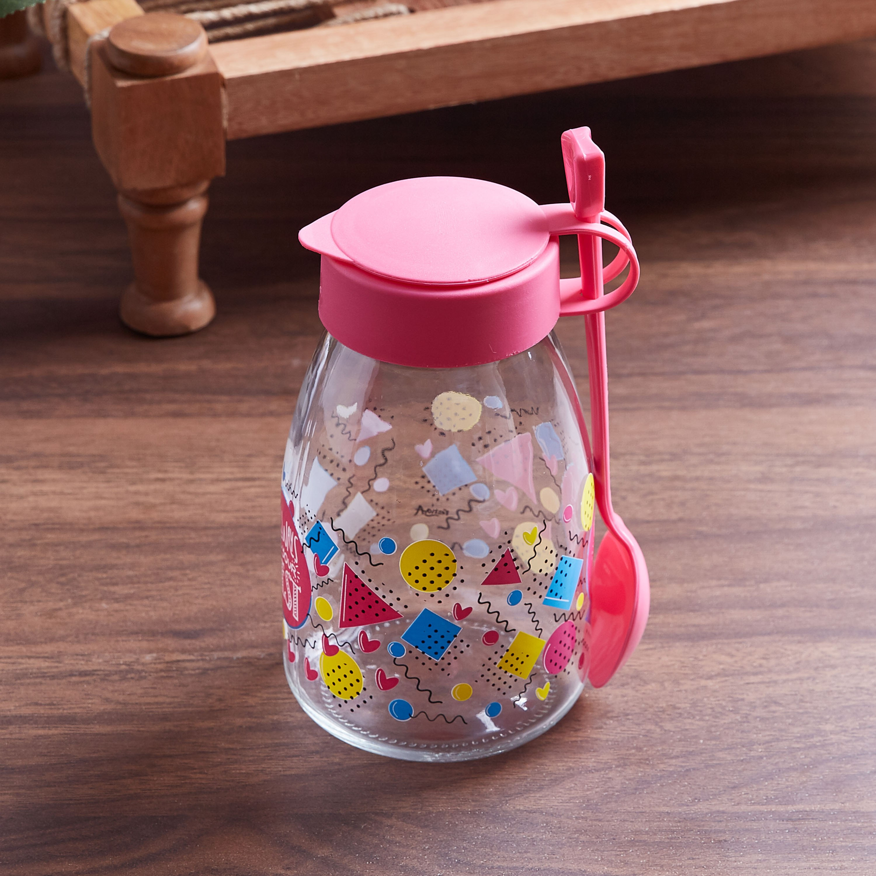 قارورة زبادي مع ملعقة نوفا - 370 لتر-hbxhomeware-diningandtabletop-bottles-image-1