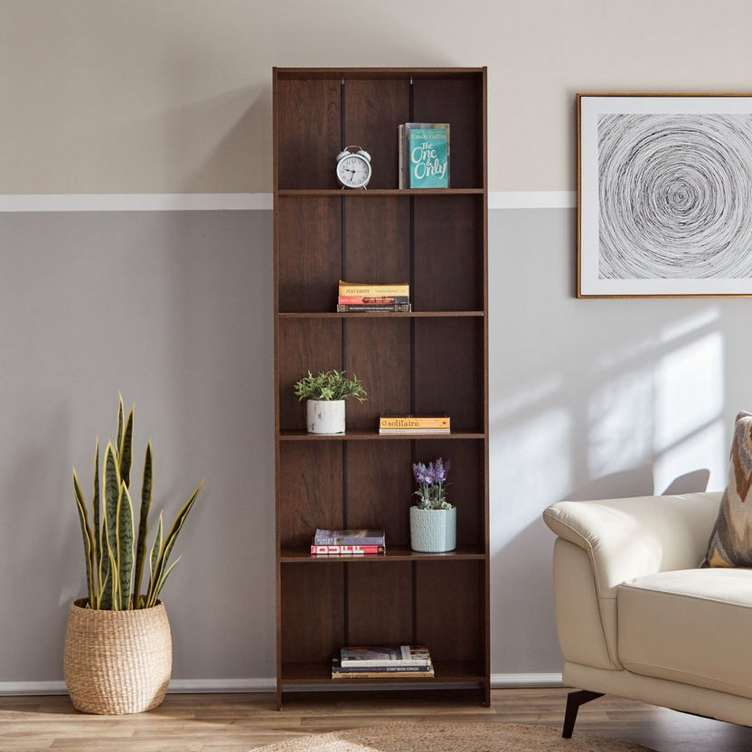 Agata Bookcase with 5 Shelves-Book Cases-image-1