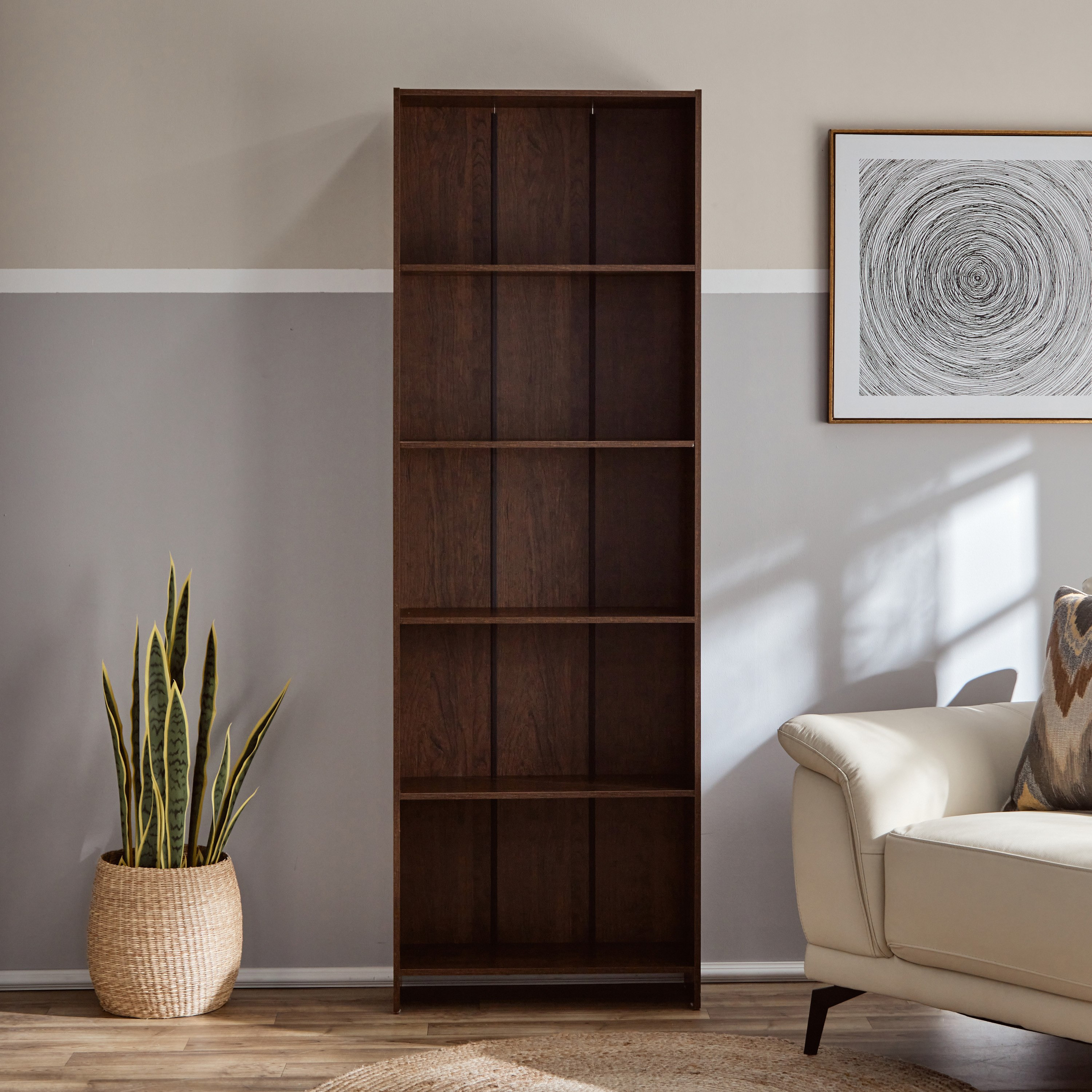 خزانة كتب بـ5 أرفف من أجاتا-hbxfurniture-office-bookcases-image-3