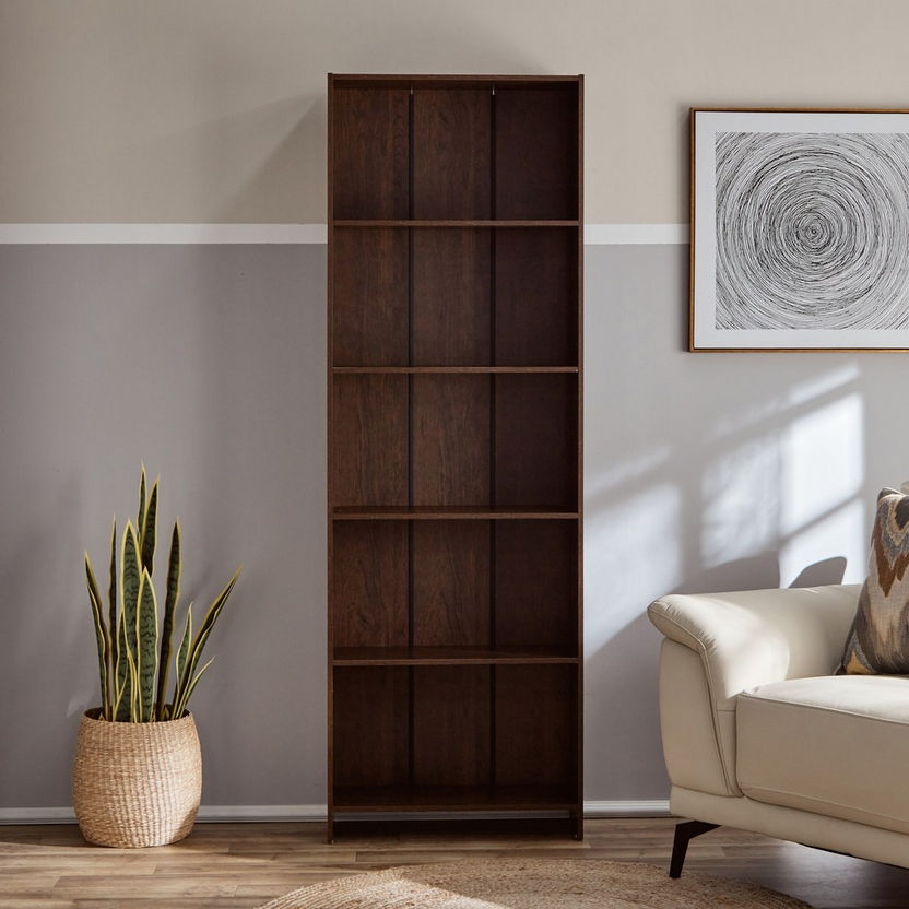 Agata Bookcase with 5 Shelves-Book Cases-image-2