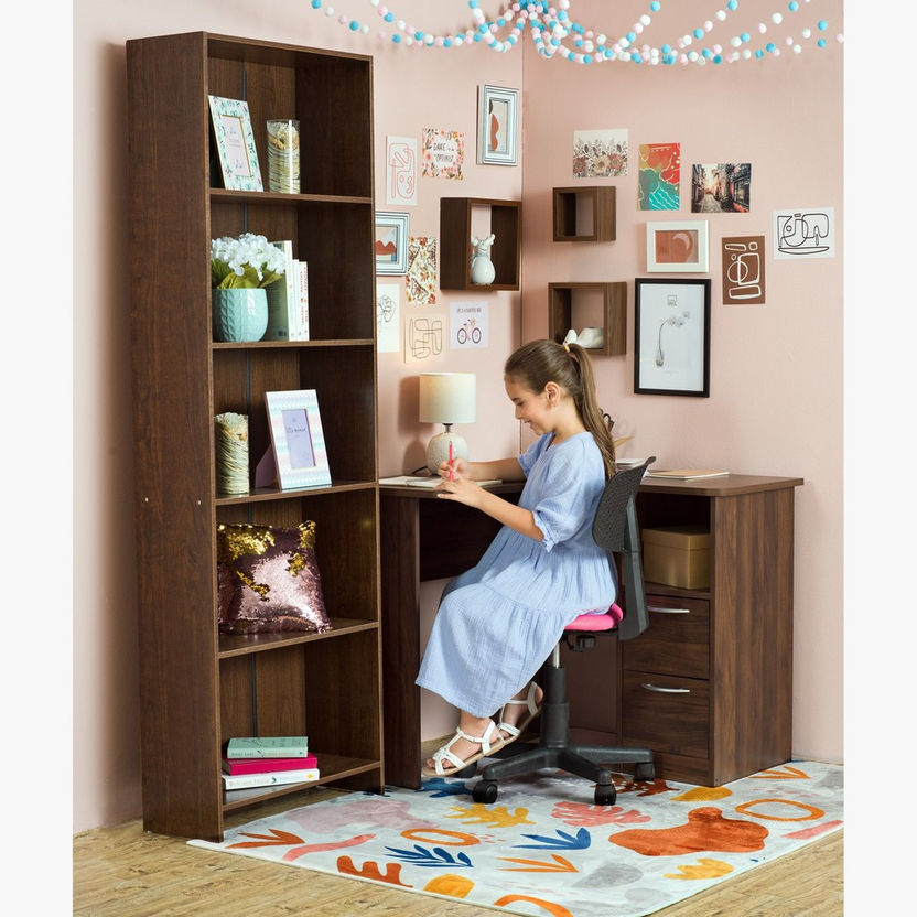Agata Bookcase with 5 Shelves-Book Cases-image-8