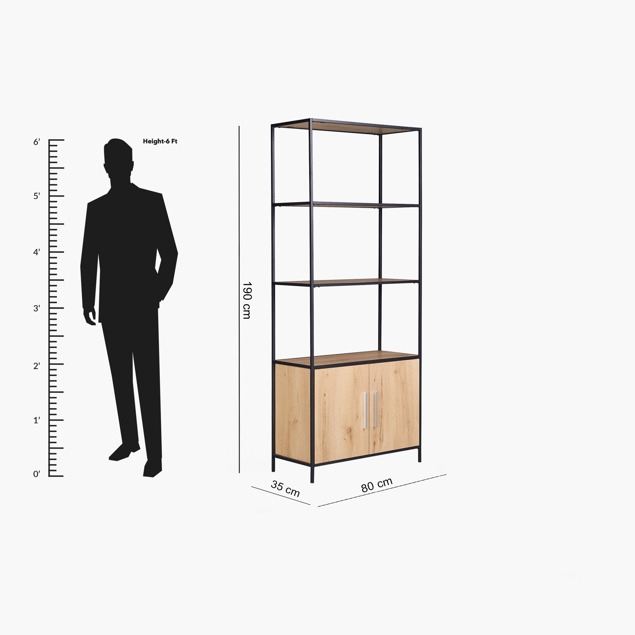خزانة كتب ببابين من إيربان-hbxfurniture-office-bookcases-image-10