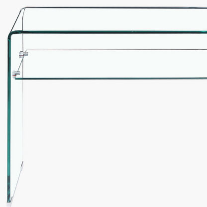 Clarity Console Table with Shelf