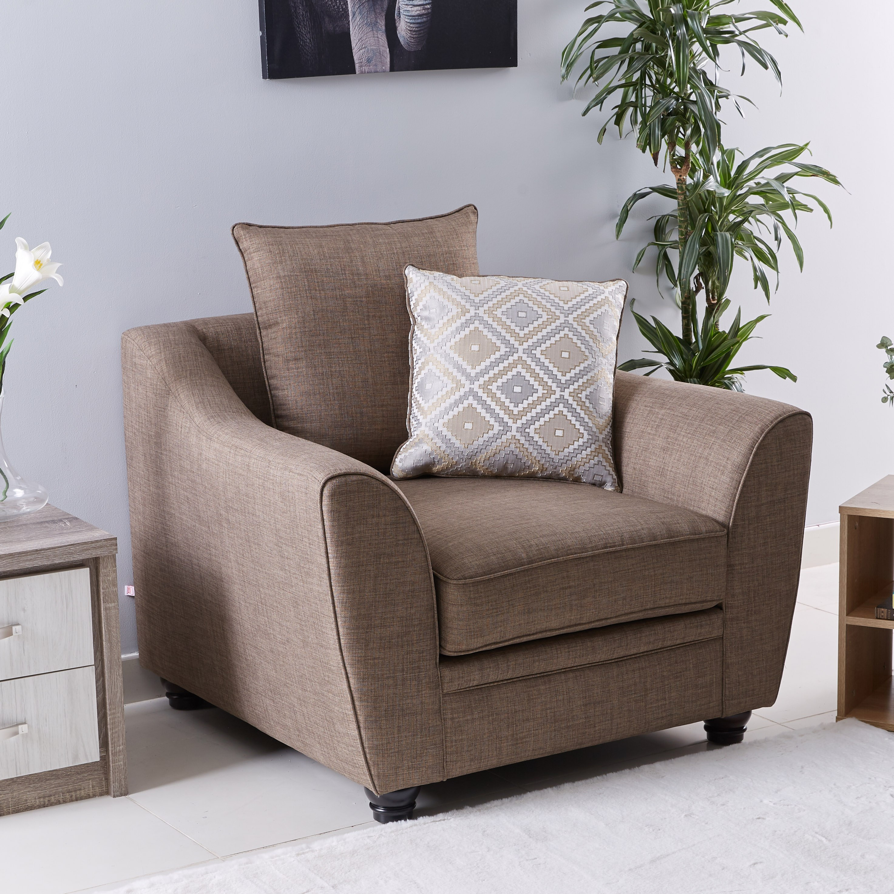 Docila 1-Seater Textured Sofa with 2 Cushion-hbxlivingroom-sofasandarmchairs-sofas-image-2