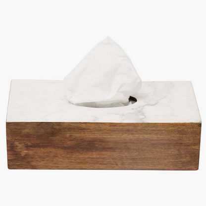 Indie Vibe Wooden Tissue Box