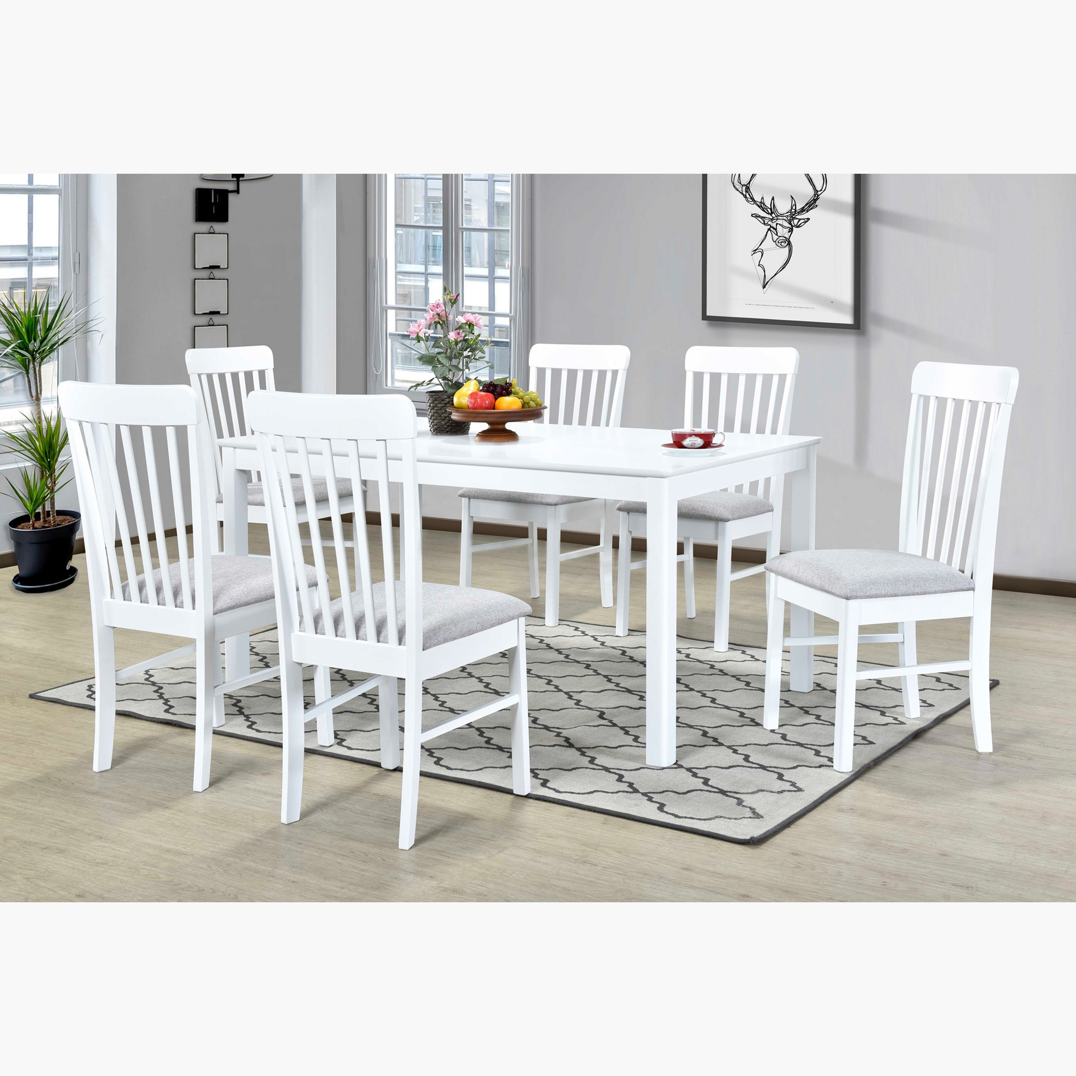طقم سفرة 6 مقاعد من ميركوري-hbxfurniture-diningtablesandsets-diningsets-sixseater-image-1