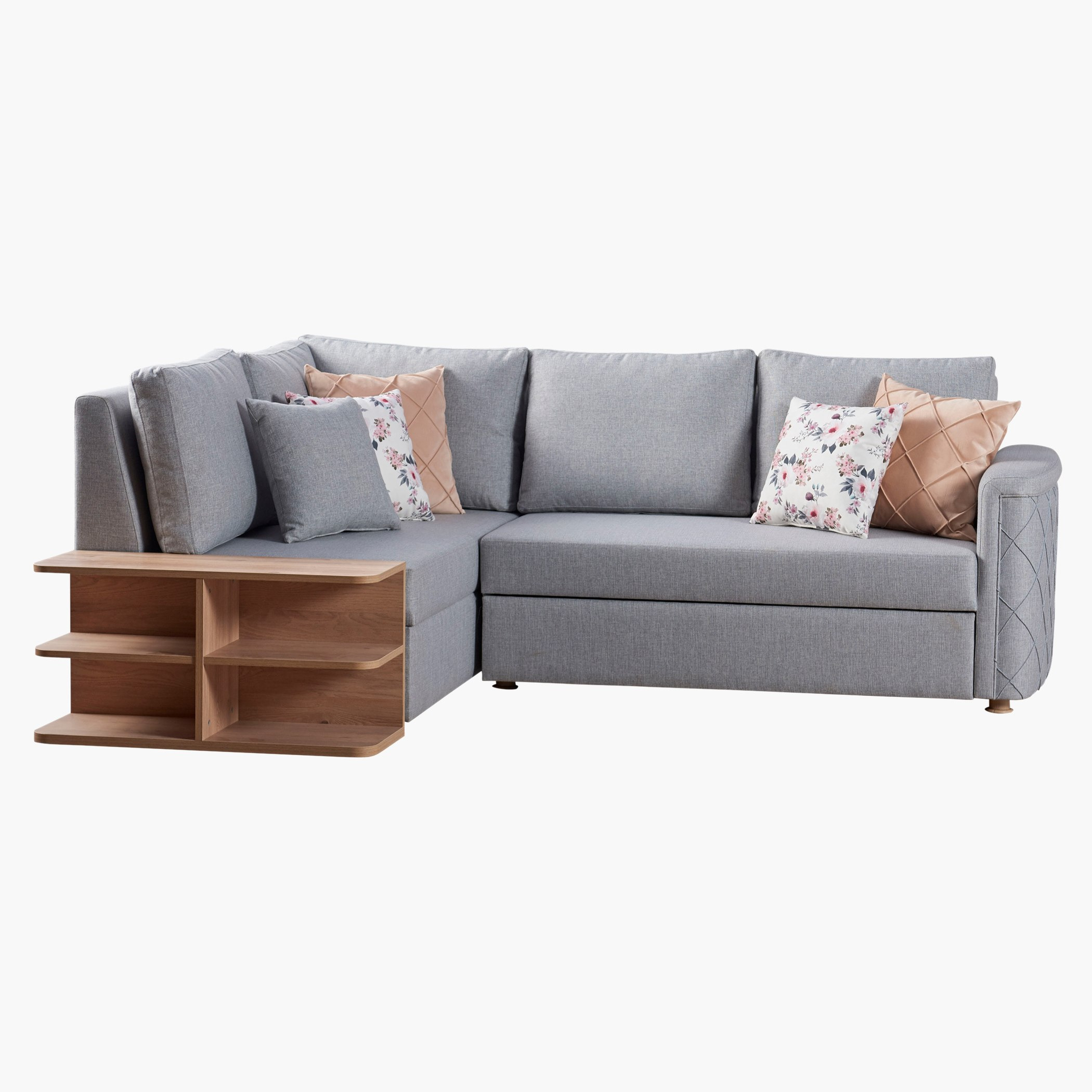 كنبة سرير قماشيّة ركنيّة يسار بوحدة تخزين و5 وسائد من هيلاري-hbxfurniture-livingroom-sofasandsofasets-image-3