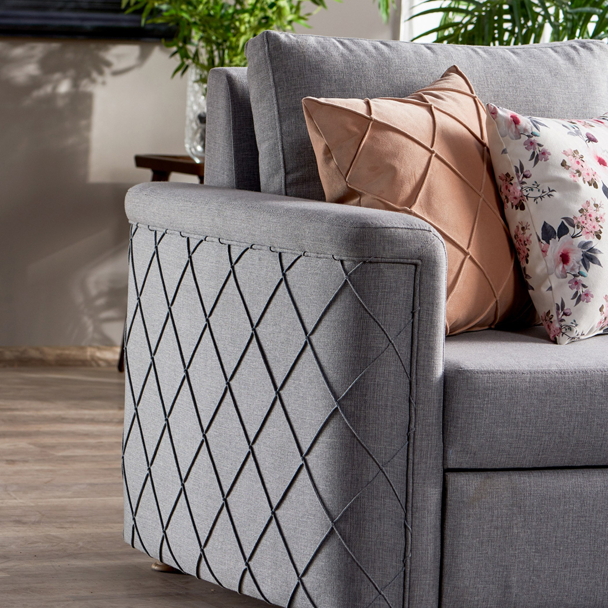 كنبة سرير قماشيّة ركنيّة يسار بوحدة تخزين و5 وسائد من هيلاري-hbxfurniture-livingroom-sofasandsofasets-image-5