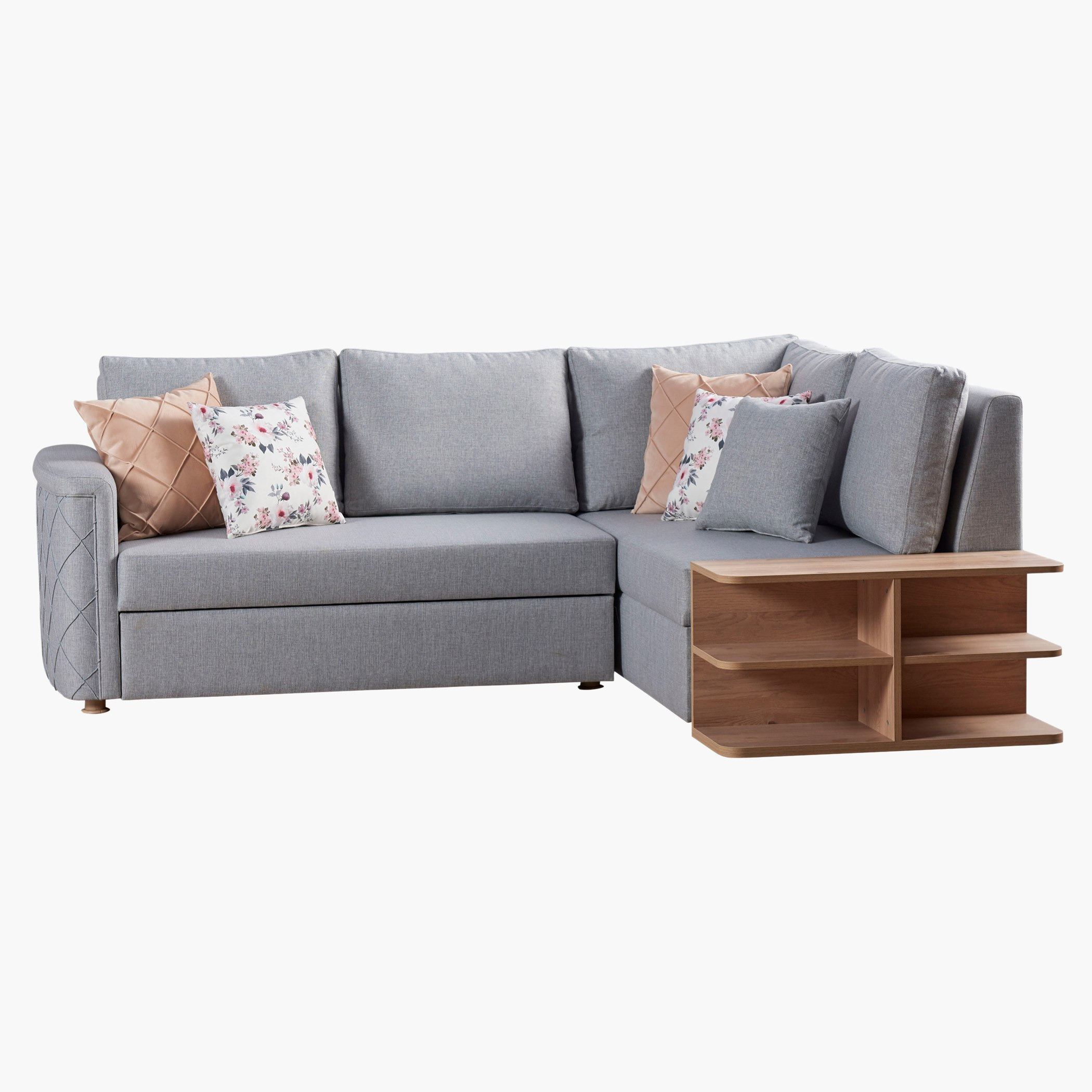 كنبة سرير قماشيّة ركنيّة يمين بوحدة تخزين و5 وسائد من هيلاري-hbxfurniture-livingroom-sofasandsofasets-image-4