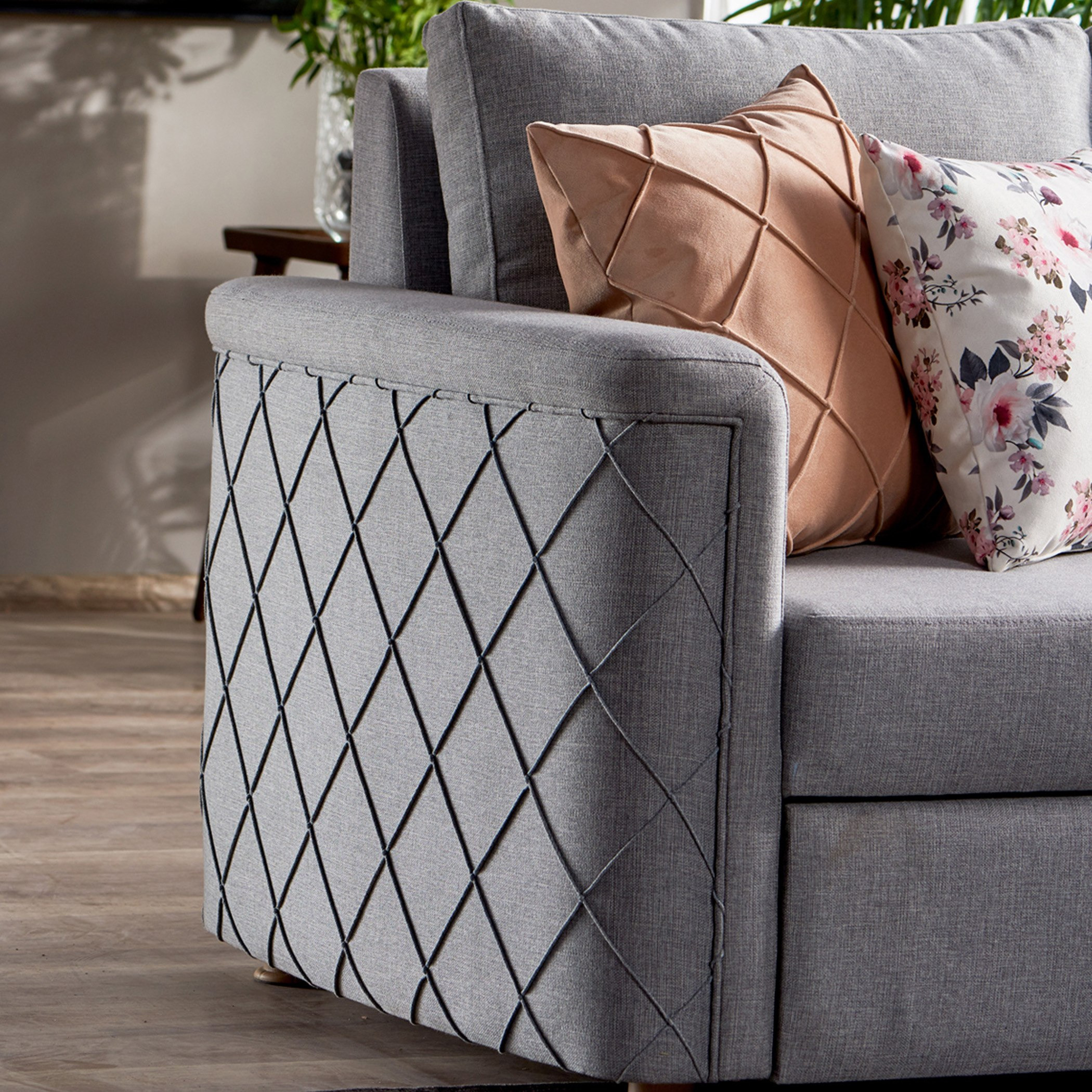 كنبة سرير قماشيّة ركنيّة يمين بوحدة تخزين و5 وسائد من هيلاري-hbxfurniture-livingroom-sofasandsofasets-image-5