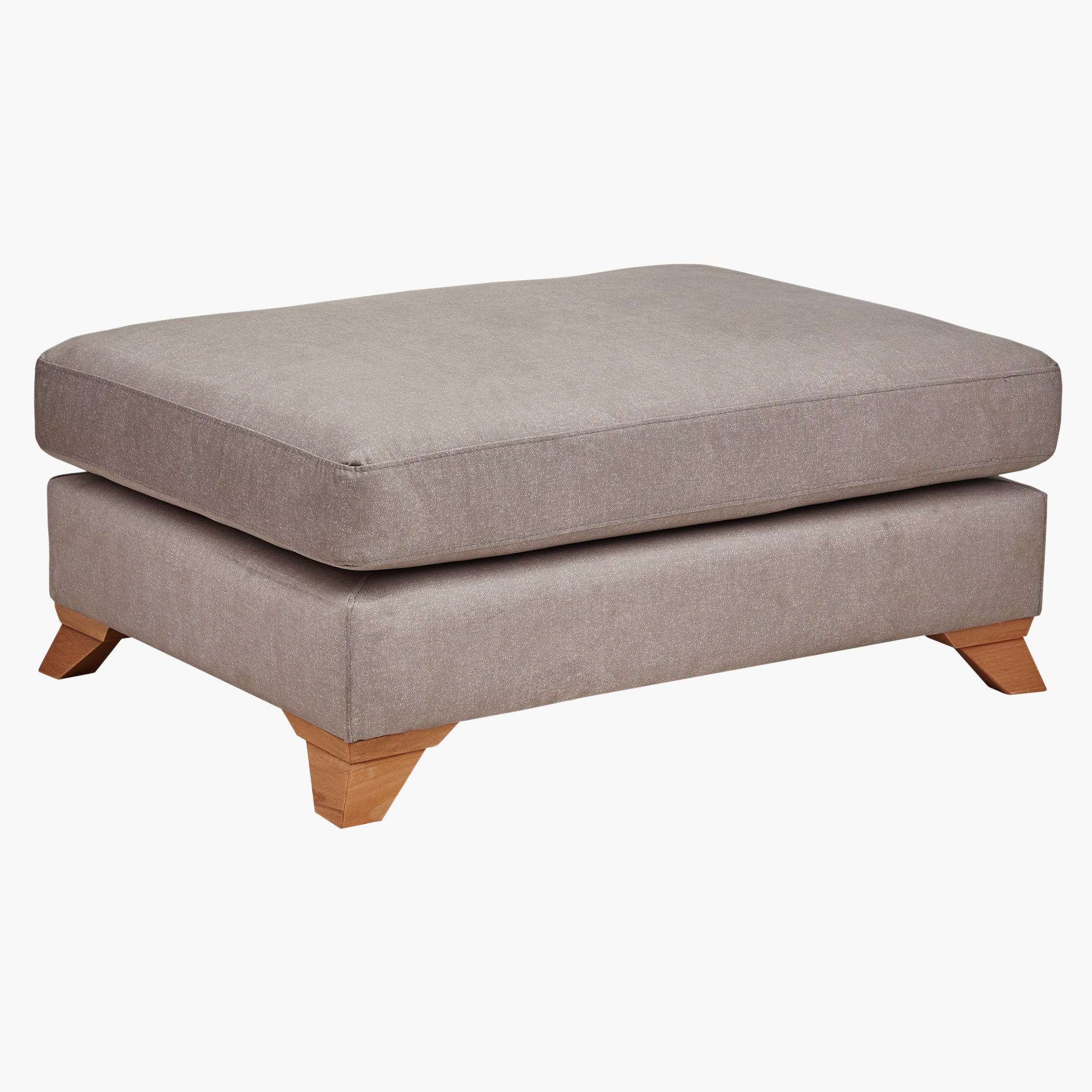 مسند قدم قماشي بارز الملمس من ساندلر-hbxlivingroom-sofasandarmchairs-ottomansandfootstools-image-1