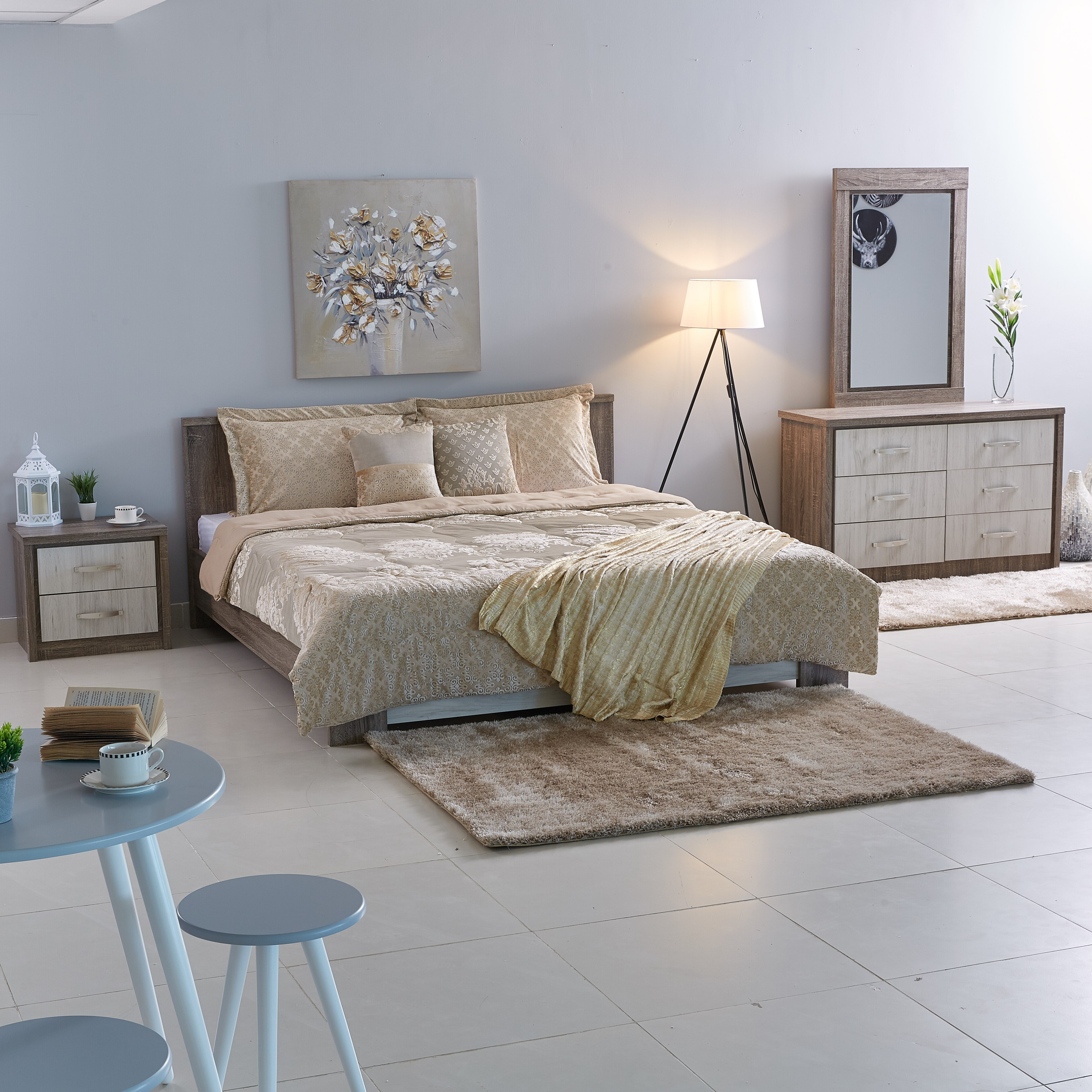 طقم لحاف كينج 5 قطع من شنيل بايب - 220x240 سم-PROMO_HB_AE_B1G1_250925-image-6