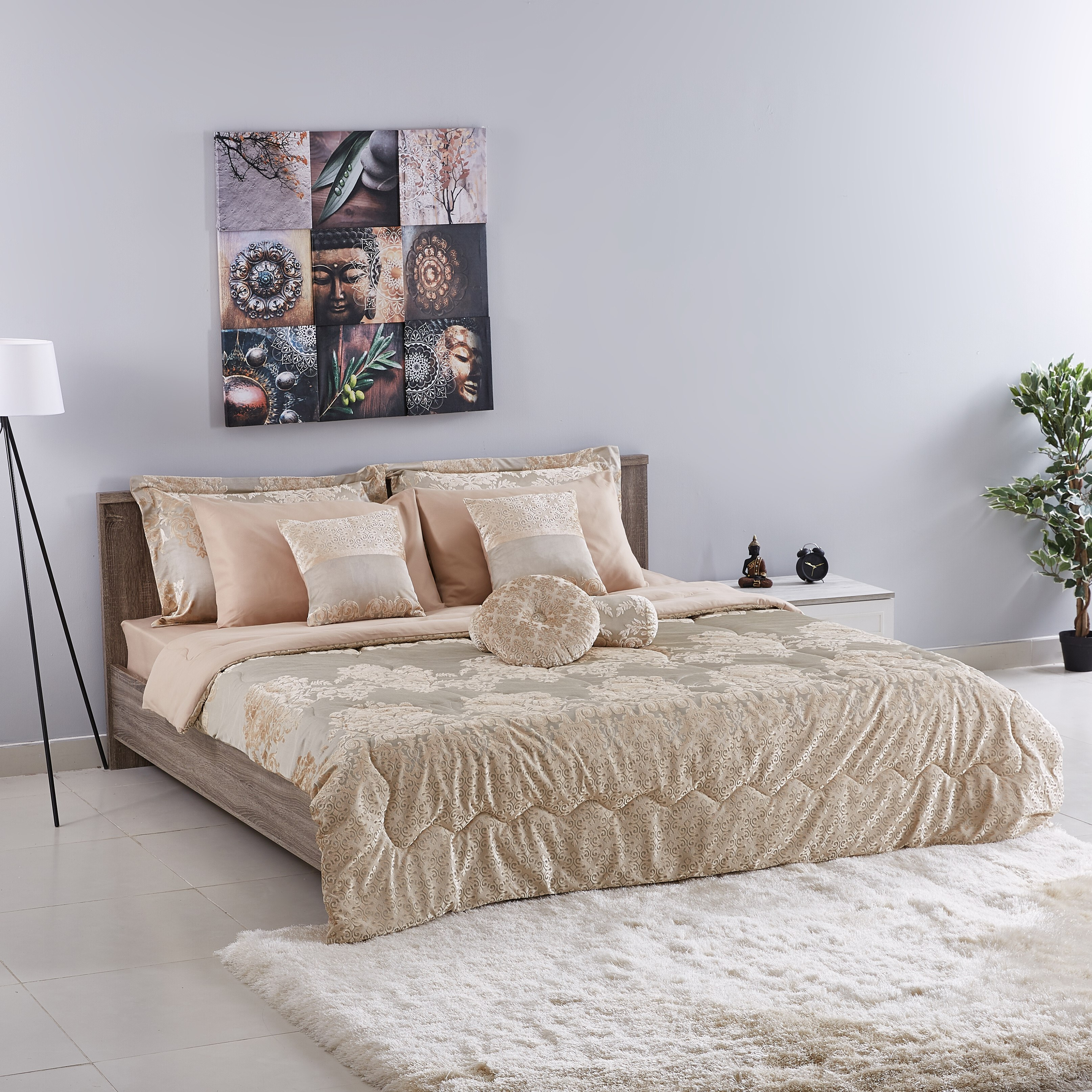 طقم لحاف كينج 10 قطع من شينيل بياب - 240x220 سم-PROMO_HB_AE_B1G1_250925-image-10
