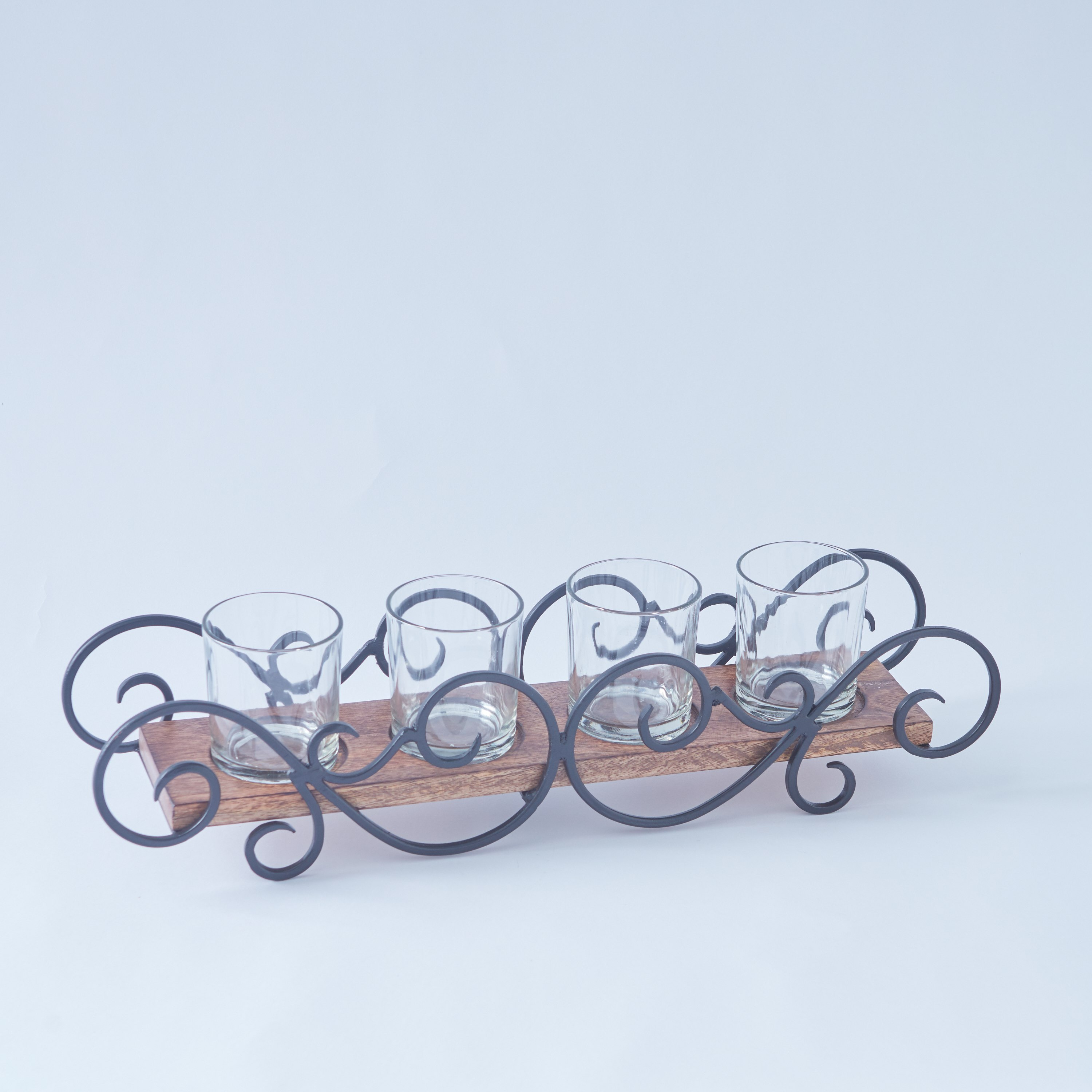 حامل شموع  صغيرة من إليري - طقم من 5 قطع-hbxlivingroom-decorandaccessories-candleholders-image-5