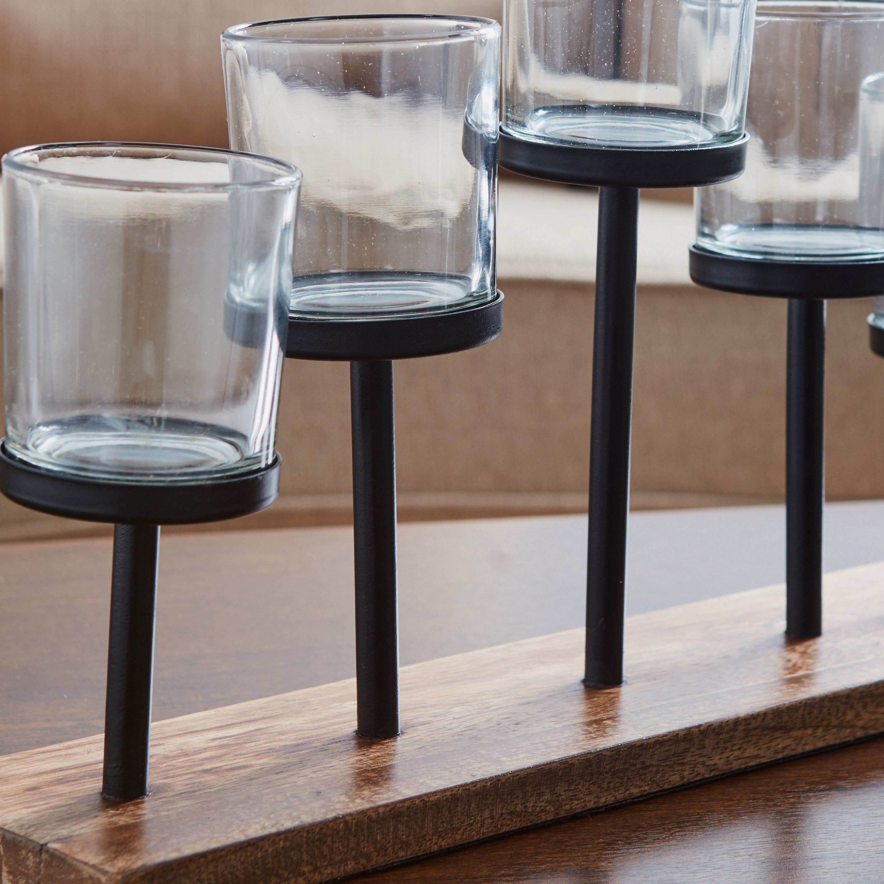 طقم حامل شموع صغيرة من جاسبر - 5 قطع-hbxlivingroom-decorandaccessories-candleholders-image-2