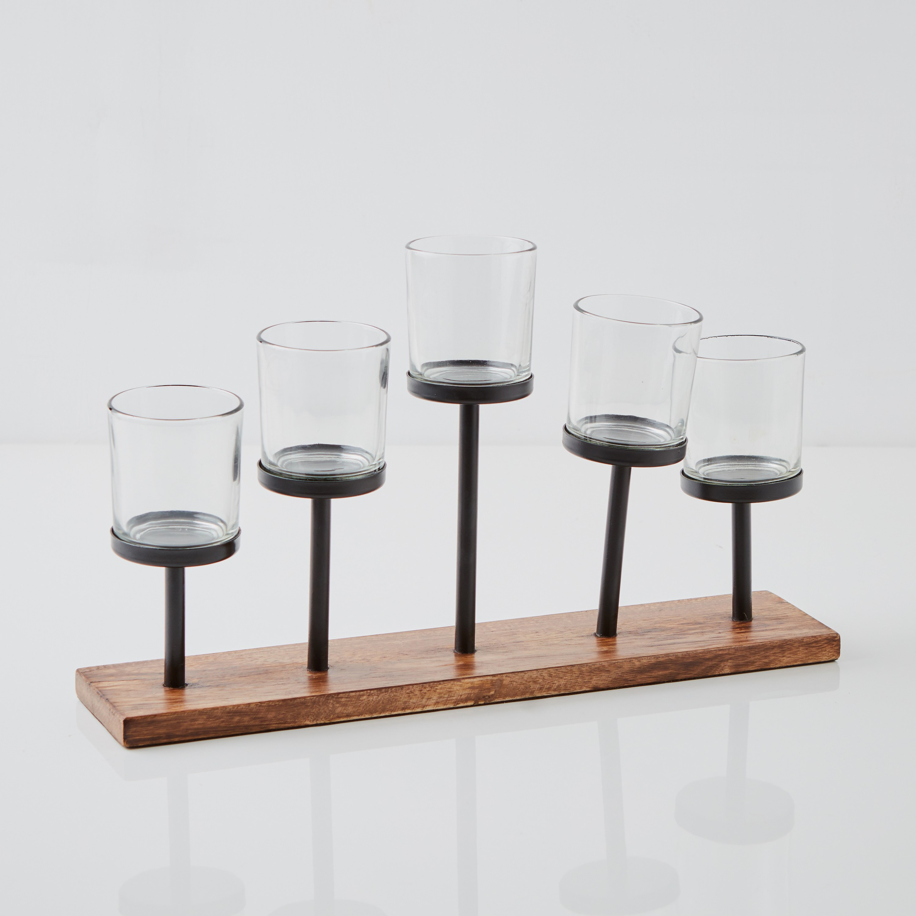 طقم حامل شموع صغيرة من جاسبر - 5 قطع-hbxlivingroom-decorandaccessories-candleholders-image-4