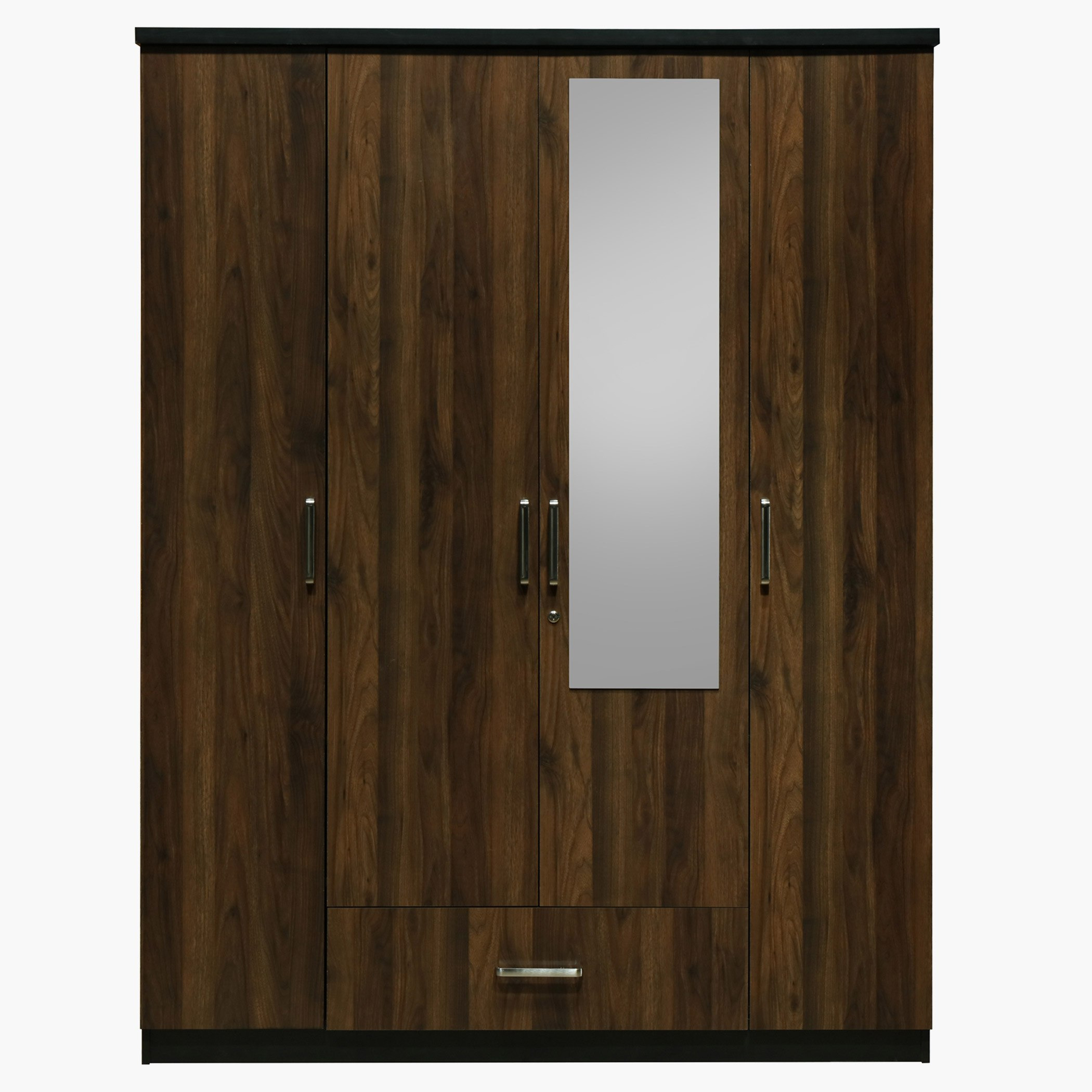 خزانة ملابس ممع مرآة -4 أبواب ودرج من بريسبان-hbxfurniture-wardrobes-image-2