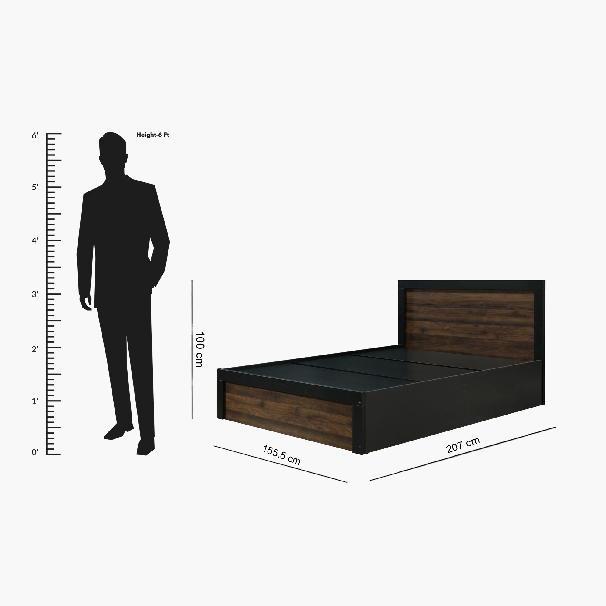سرير متوسط الحجم -كوين- من بريسبان - 150x200 سم-hbxbedroom-bedsandbedsets-beds-queen-image-8