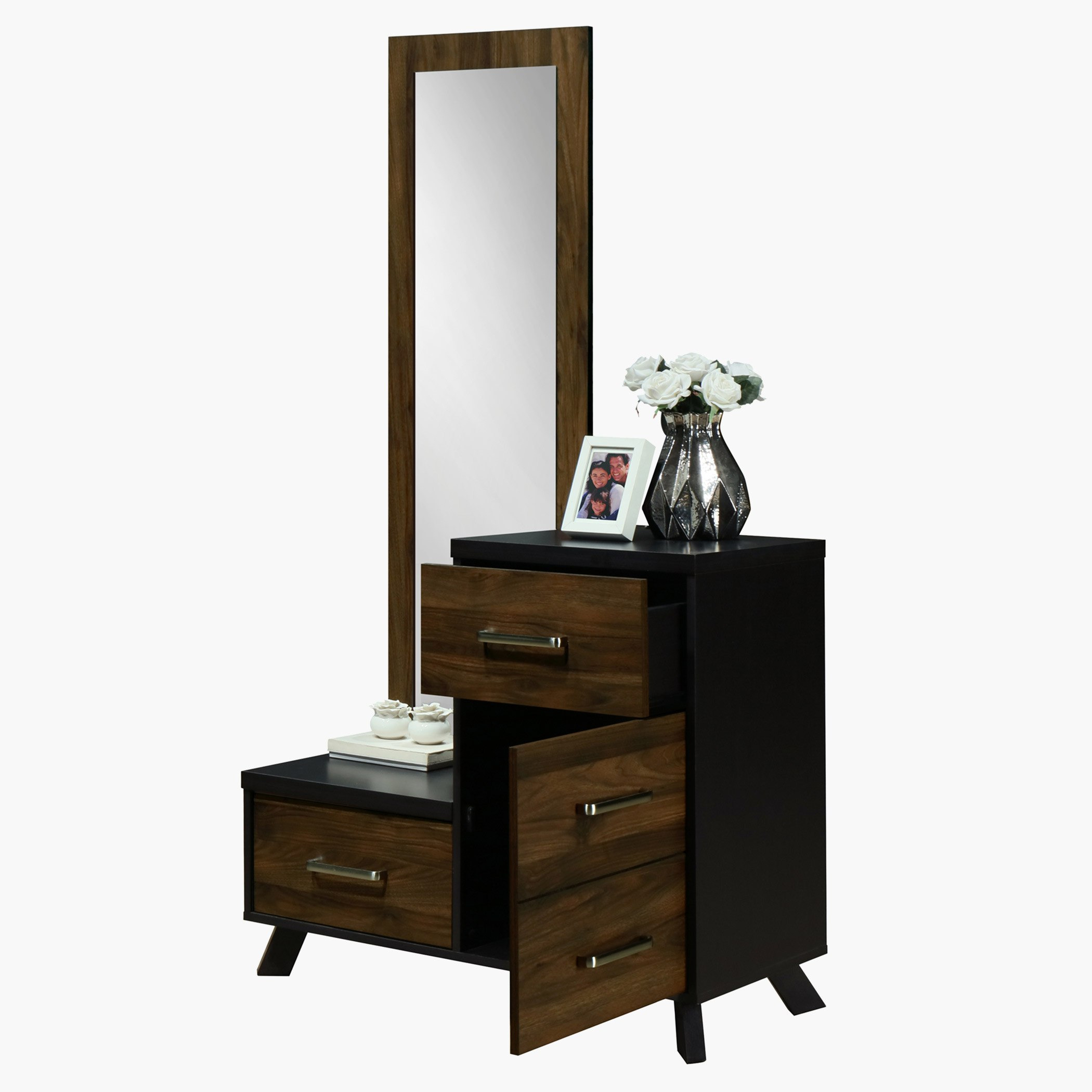 Brisbane 2-Drawer and 1-Door Dresser with Mirror-hbxfurniture-bedroom-dressersandmirrors-image-3