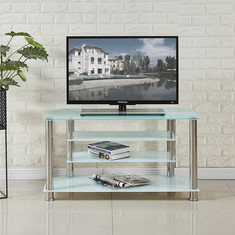 Memphis Rectangular Glass TV Unit up to 42 inches