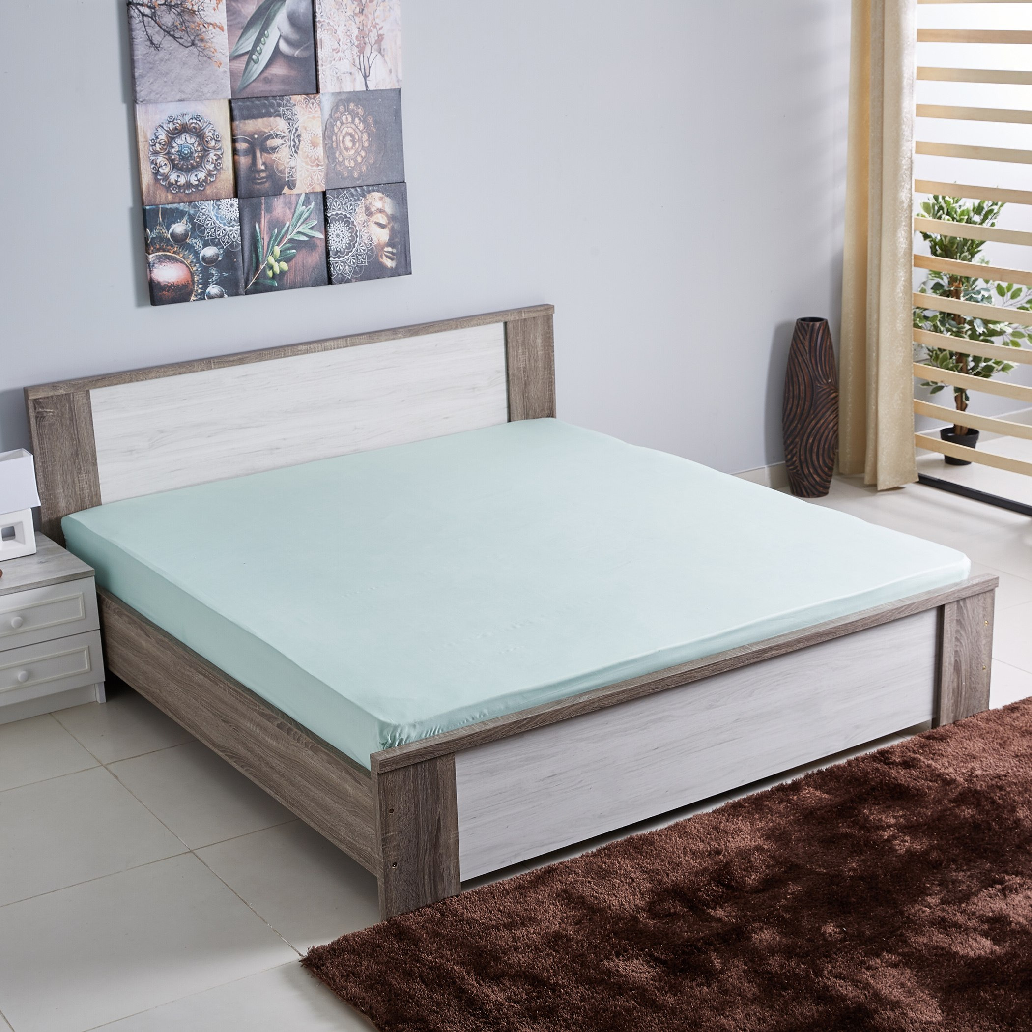 شرشف مطّاطي كينج من بيلا - 180x200 سم-hbxhomeware-hbxbedroom-image-1