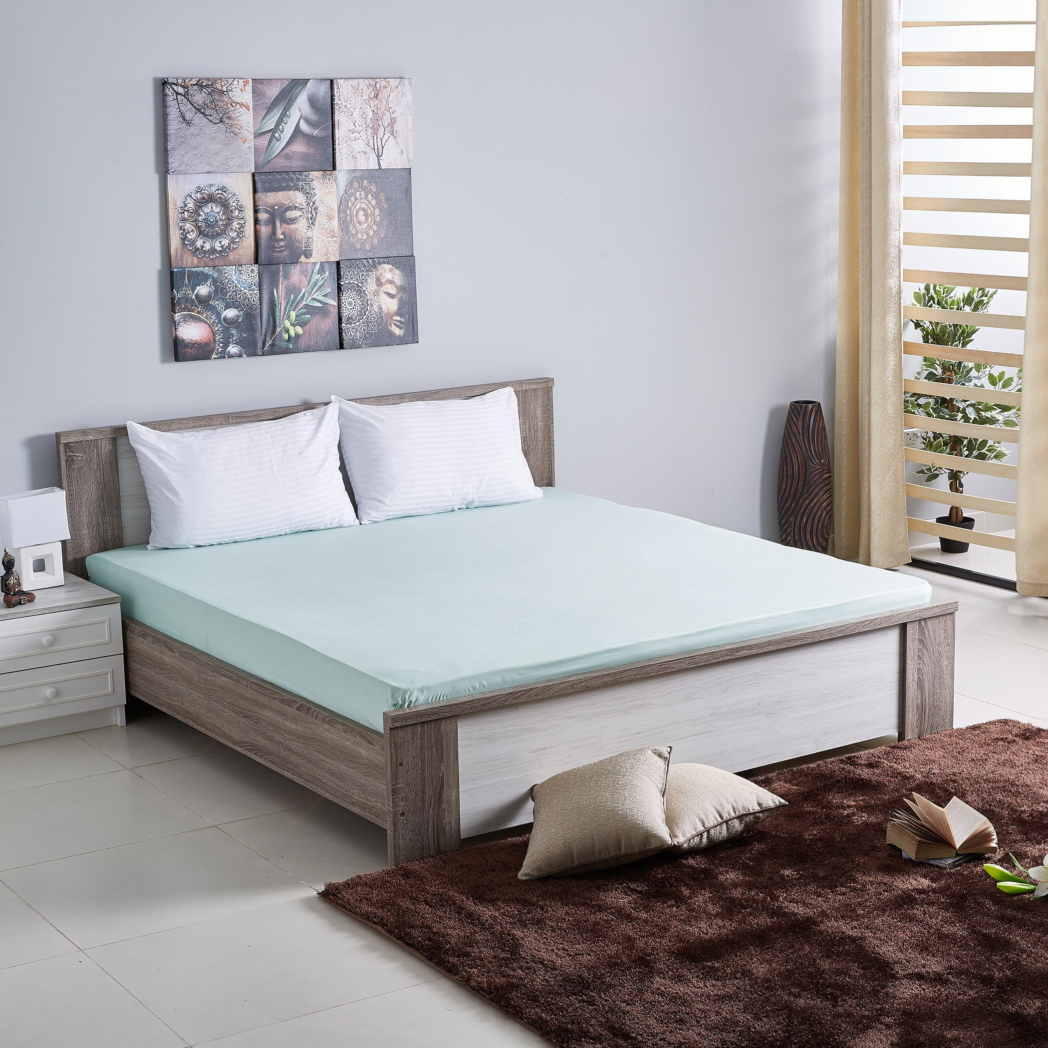 شرشف مطّاطي كينج من بيلا - 180x200 سم-hbxhomeware-hbxbedroom-image-4