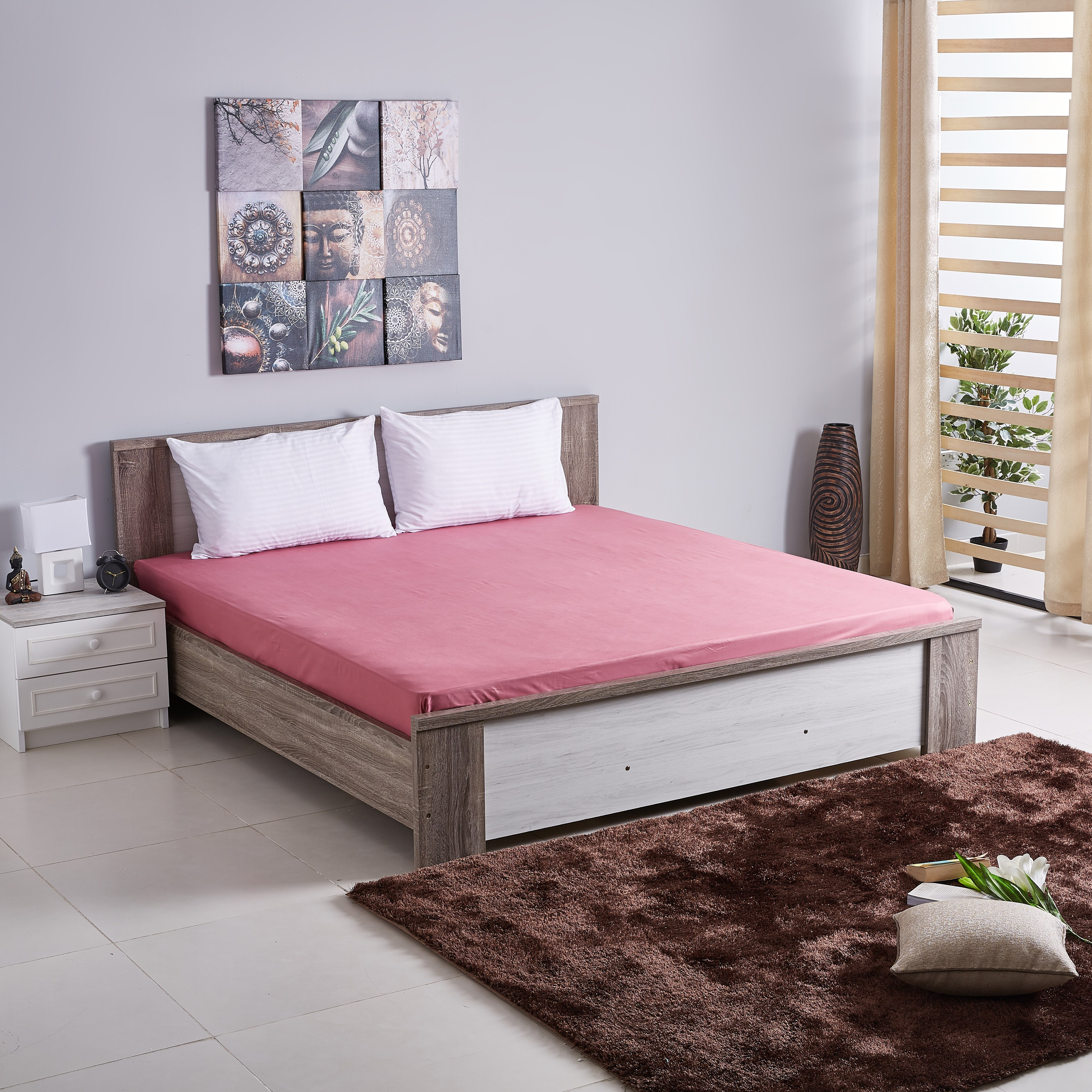 شرشف مطّاطي مقاس كينج من بيلا - 180x200 سم-hbxhomeware-hbxbedroom-image-4