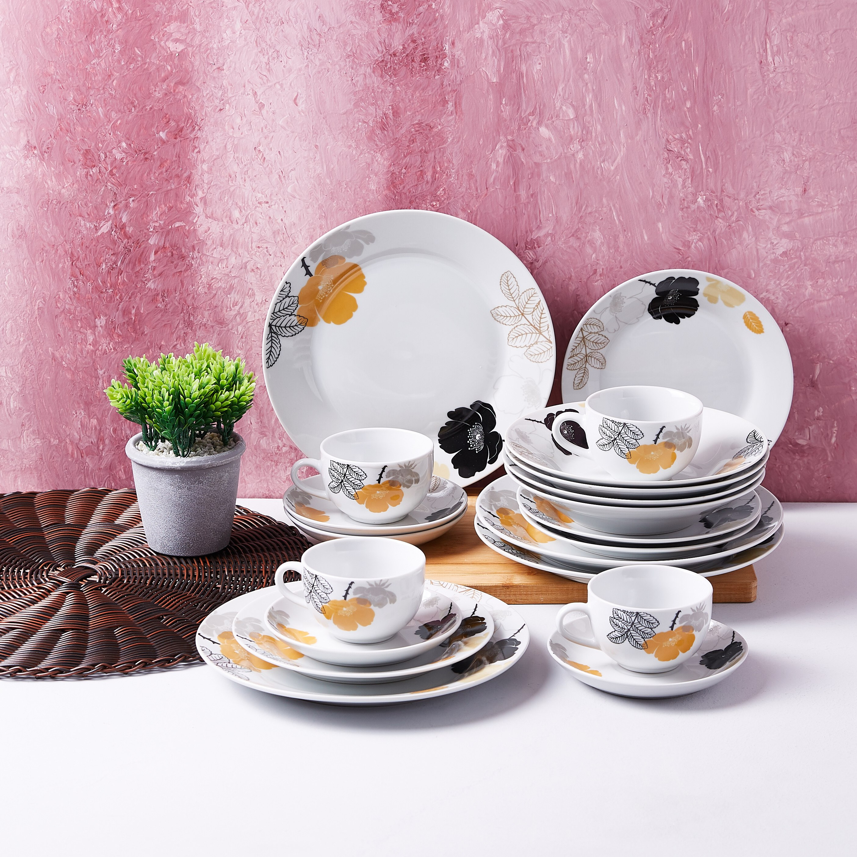 طقم عشاء من 20 قطعة بطبعات من فيستا بلوم-hbxhomeware-hbxkitchen-image-1
