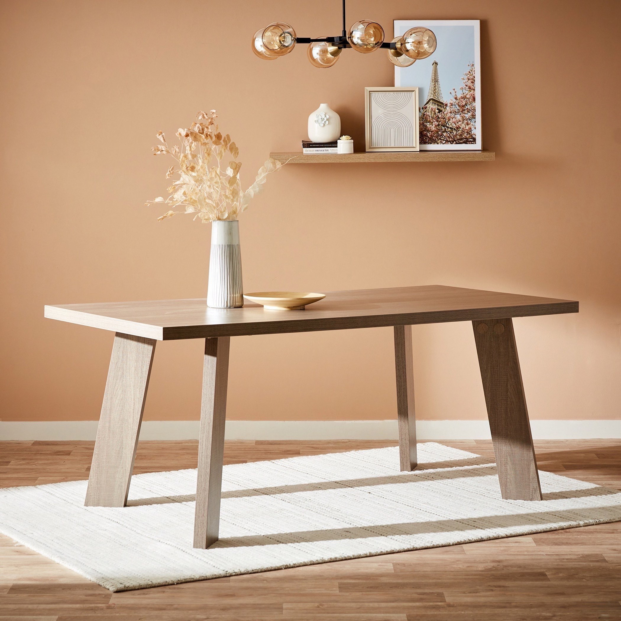 Ireland Cathy 4-Seater Dining Table-hbxfurniture-diningtablesandsets-diningtables-fourseater-image-1