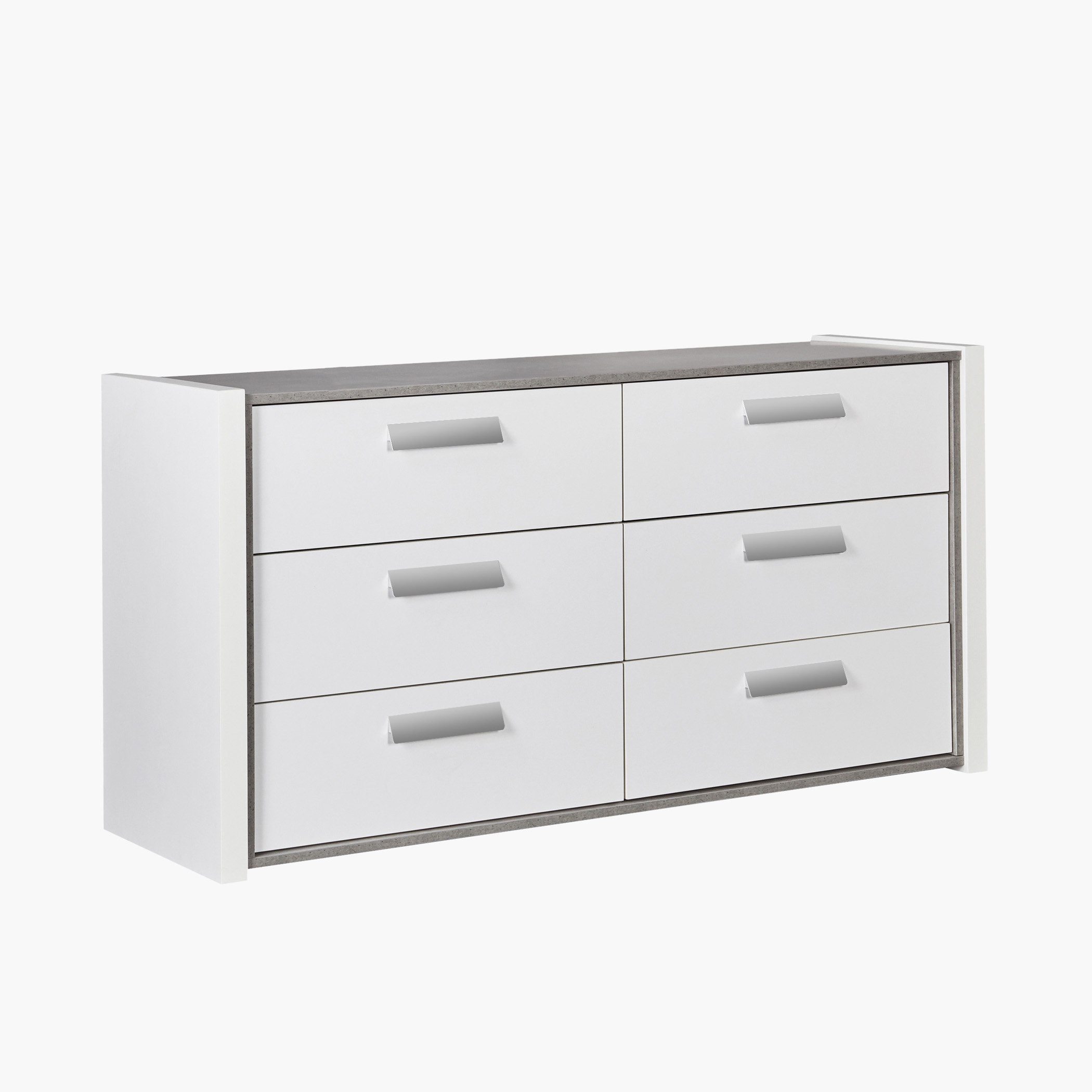 طاولة تزيين كبيرة 6 أدراج دون مرآة - سافانا من موڤو -hbxfurniture-bedroom-dressersandmirrors-image-1