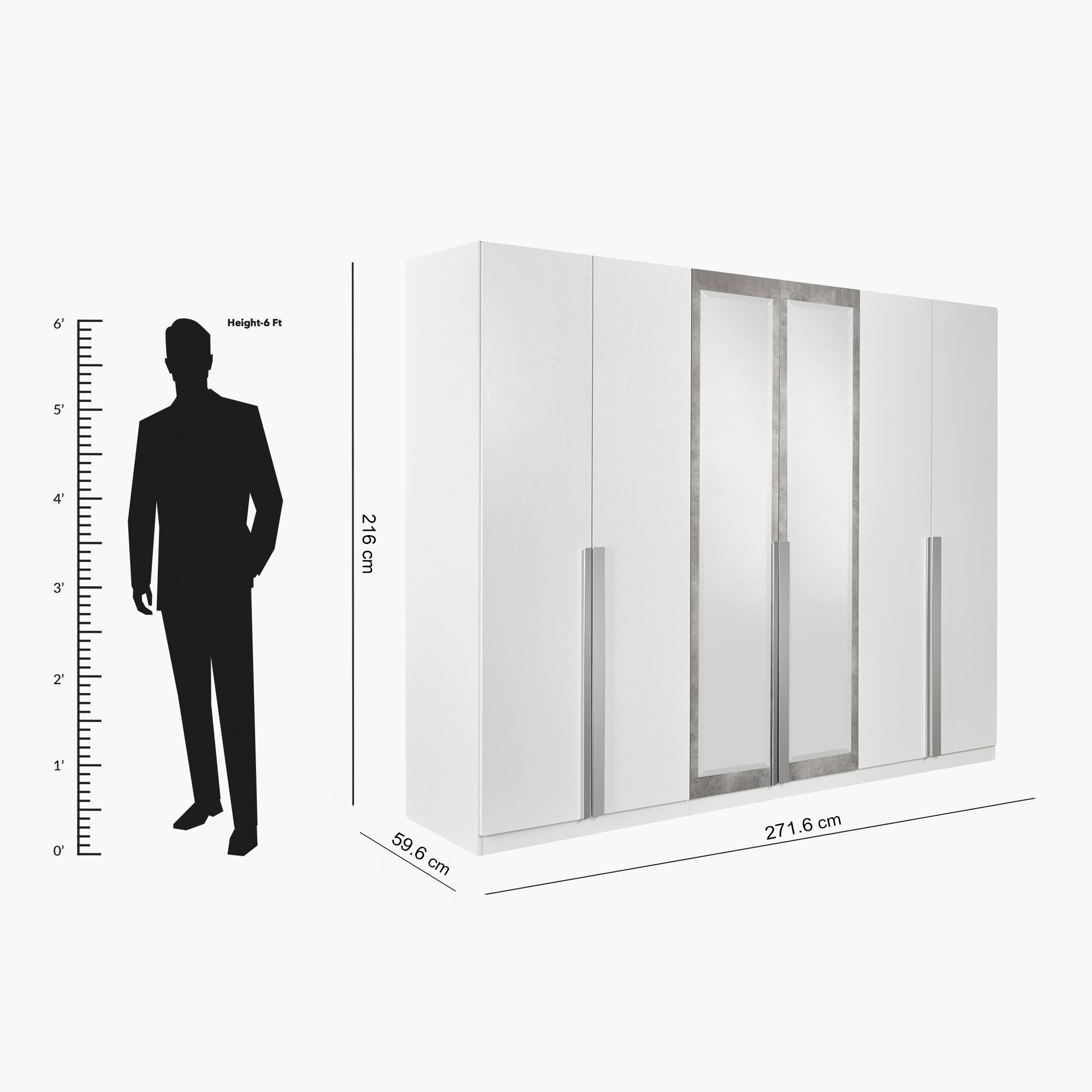 خزانة ملابس 6 أبواب بمرآتين من سيمينتينو-hbxfurniture-wardrobes-image-10