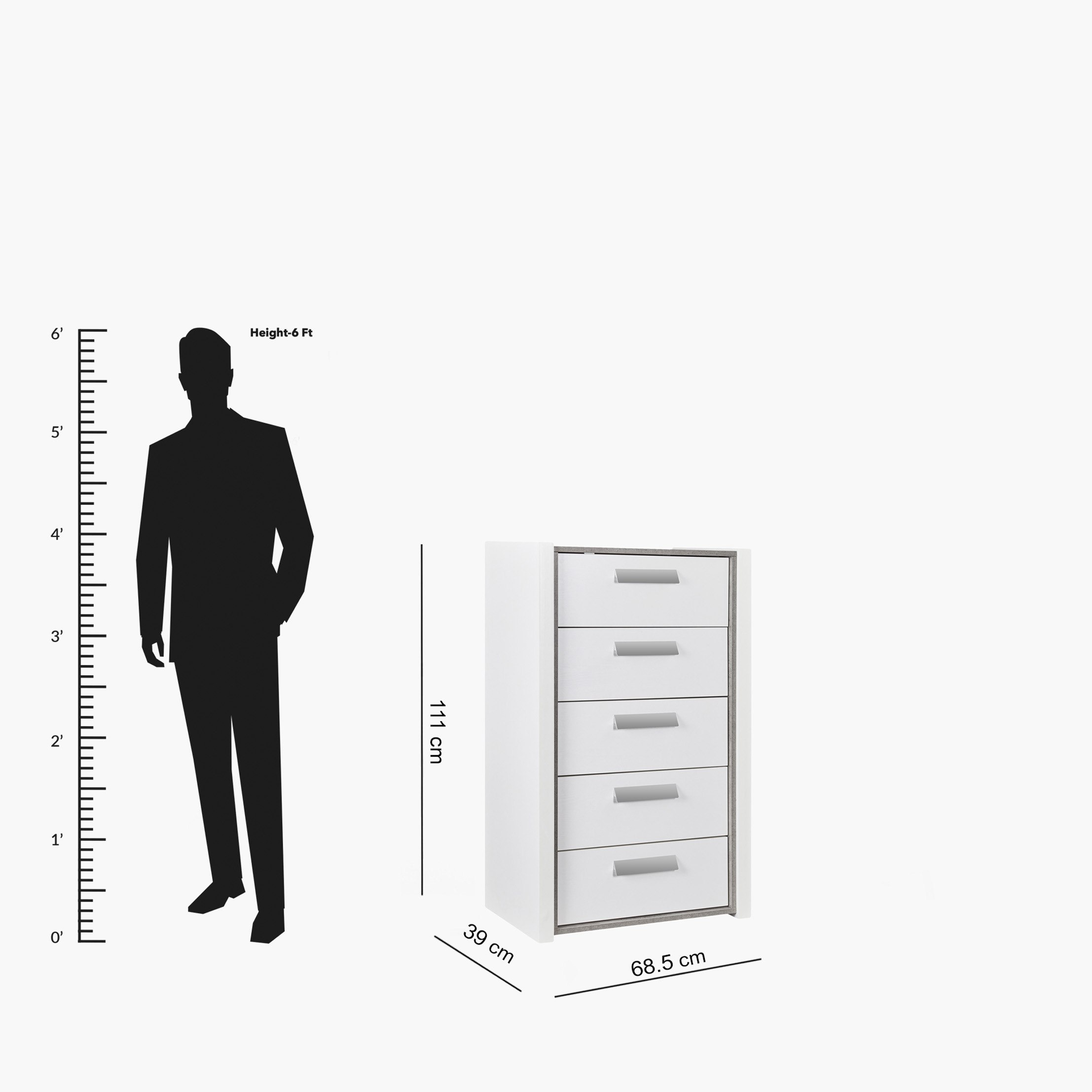 وحدة تخزين بـ5 أدراج من سيمينتينو-hbxfurniture-dressersandchests-chestofdrawers-image-8
