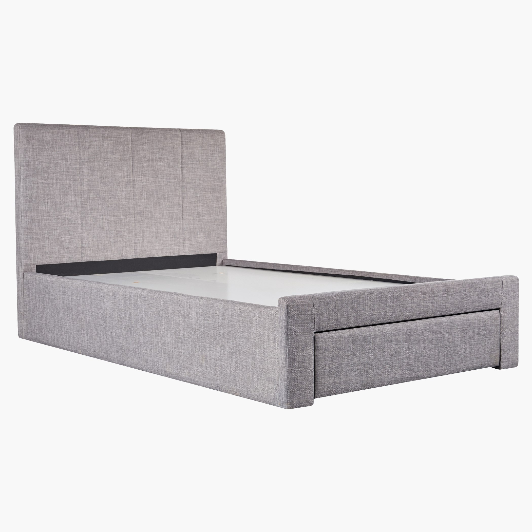 Movo Fiona Twin Bed with 1-Drawer - 120x200 cm-hbxbedroom-bedsandbedsets-beds-twin-image-1